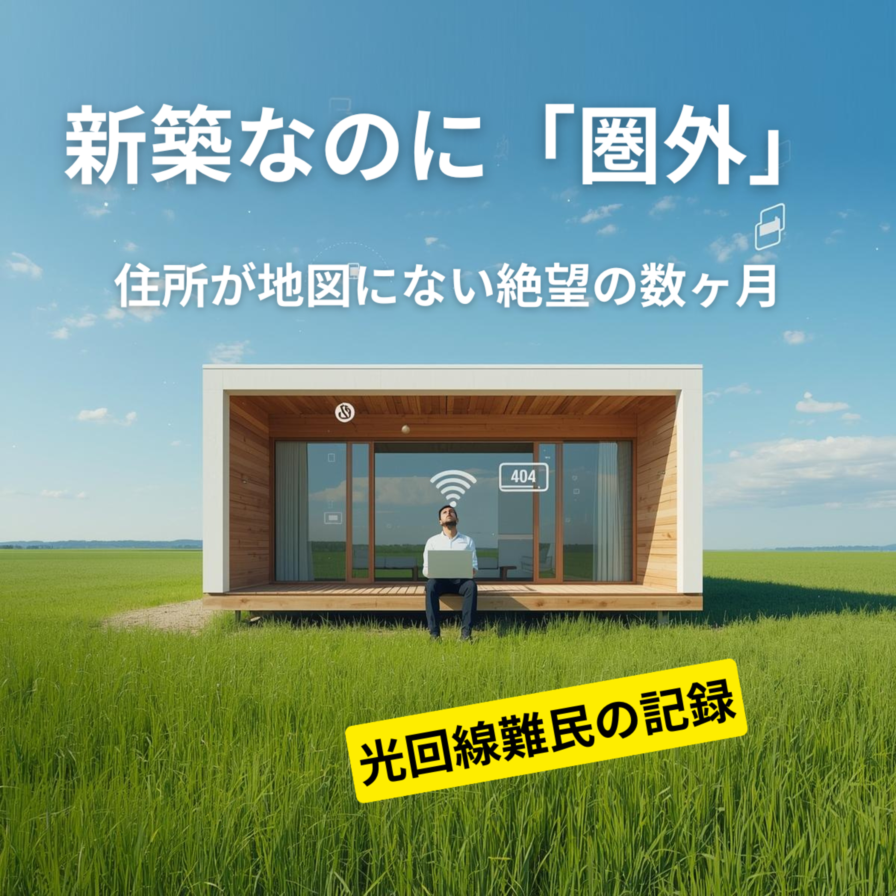 【第7回】新築なのにネットが引けない？住所不明と「エリア外」宣告から始まった、執念の開通ドキュメント。 episode artwork