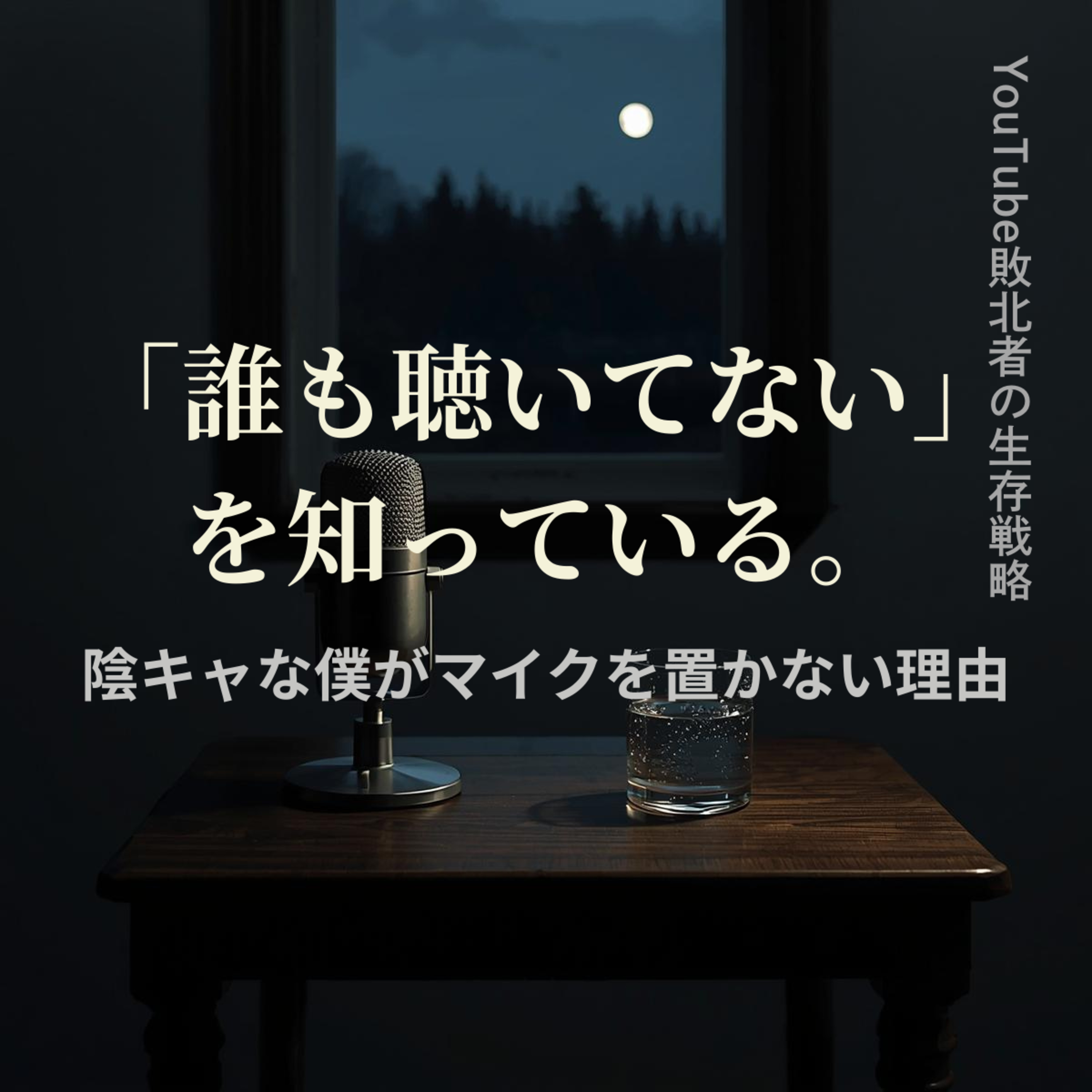 【第9回】陽キャのYouTubeに敗北した男が、なぜポッドキャストという「暗闇」で喋り続けるのか。 episode artwork