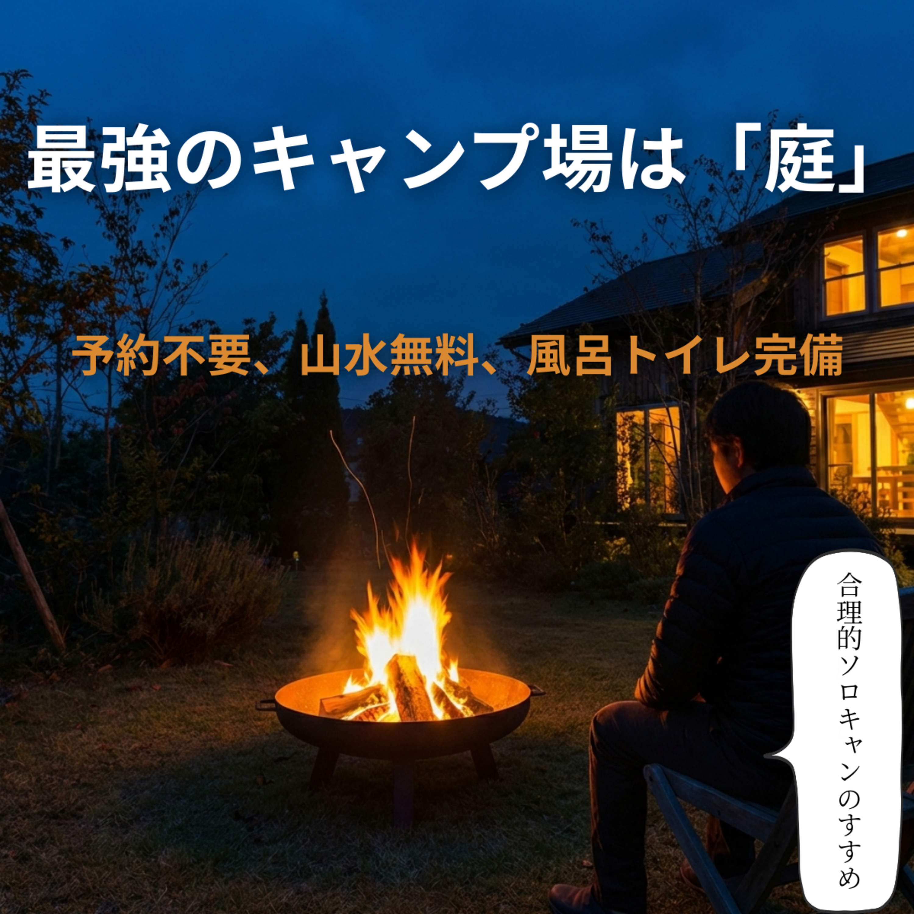 【第12回】都会のキャンパーよ、すまない。僕は「庭」で、最高のソロキャンプを無料で楽しんでいる。 episode artwork