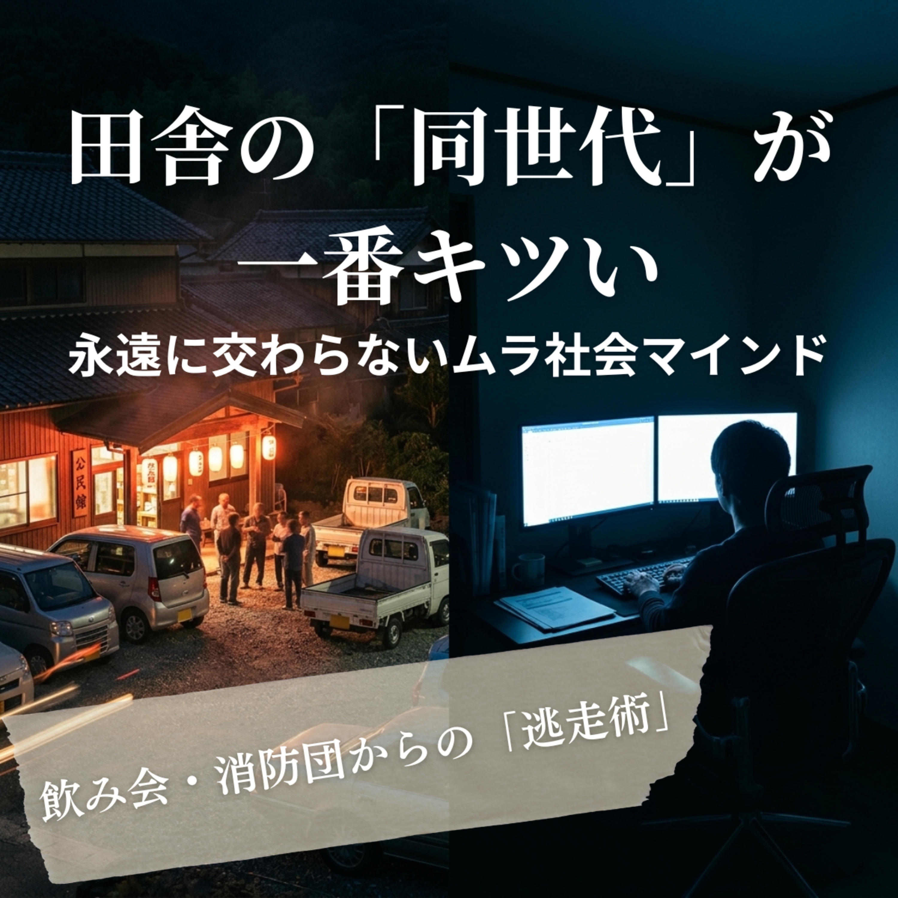 【第14回】同級生なのに宇宙人？ 田舎の「同世代」が持つムラ社会マインドと、永遠に交わらない僕の並行世界。 episode artwork