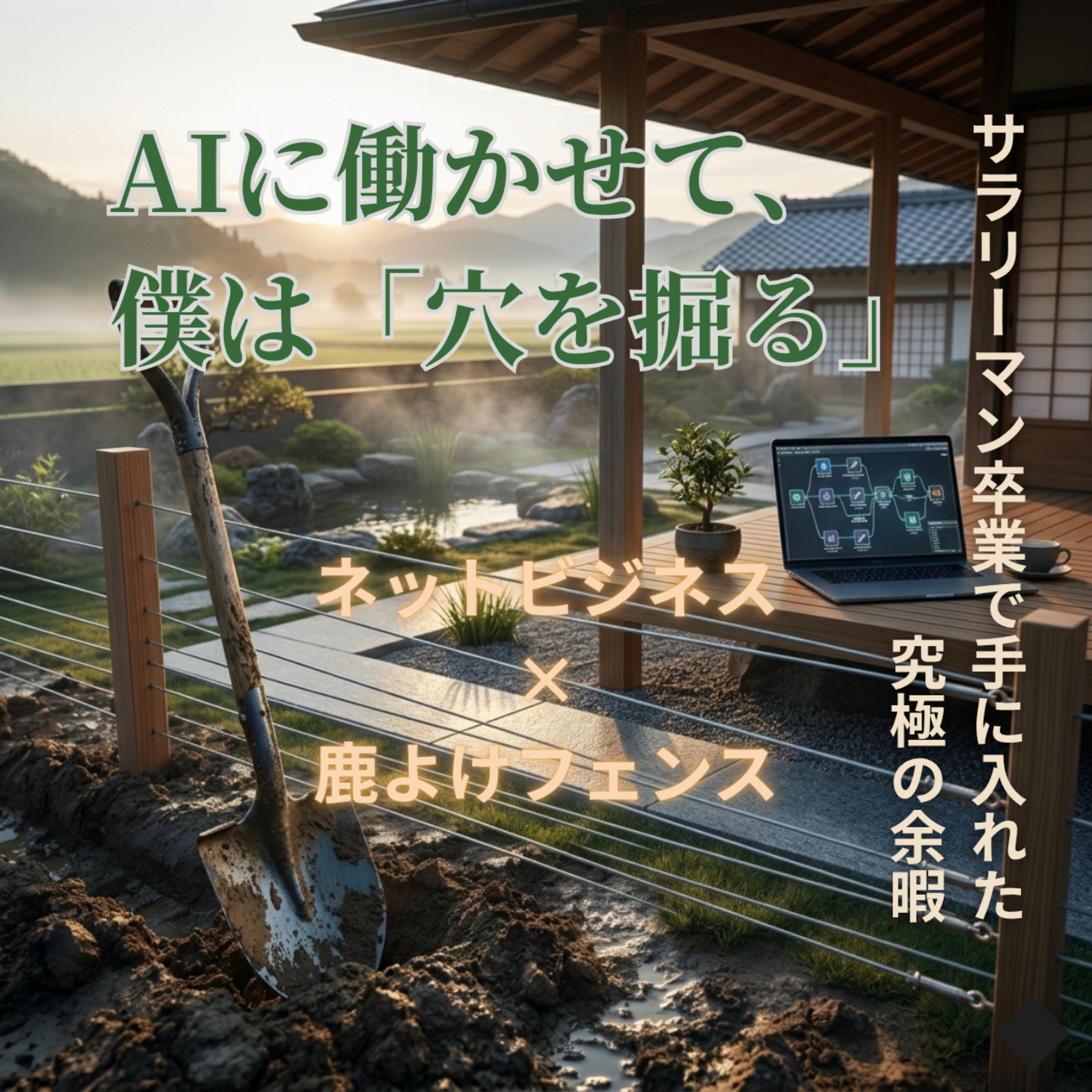 【第17回】AIに24時間働かせ、僕は「鹿よけフェンス」を立てる。自動化がもたらした、サラリーマンには不可能な「歪な余暇」の正体。 episode artwork