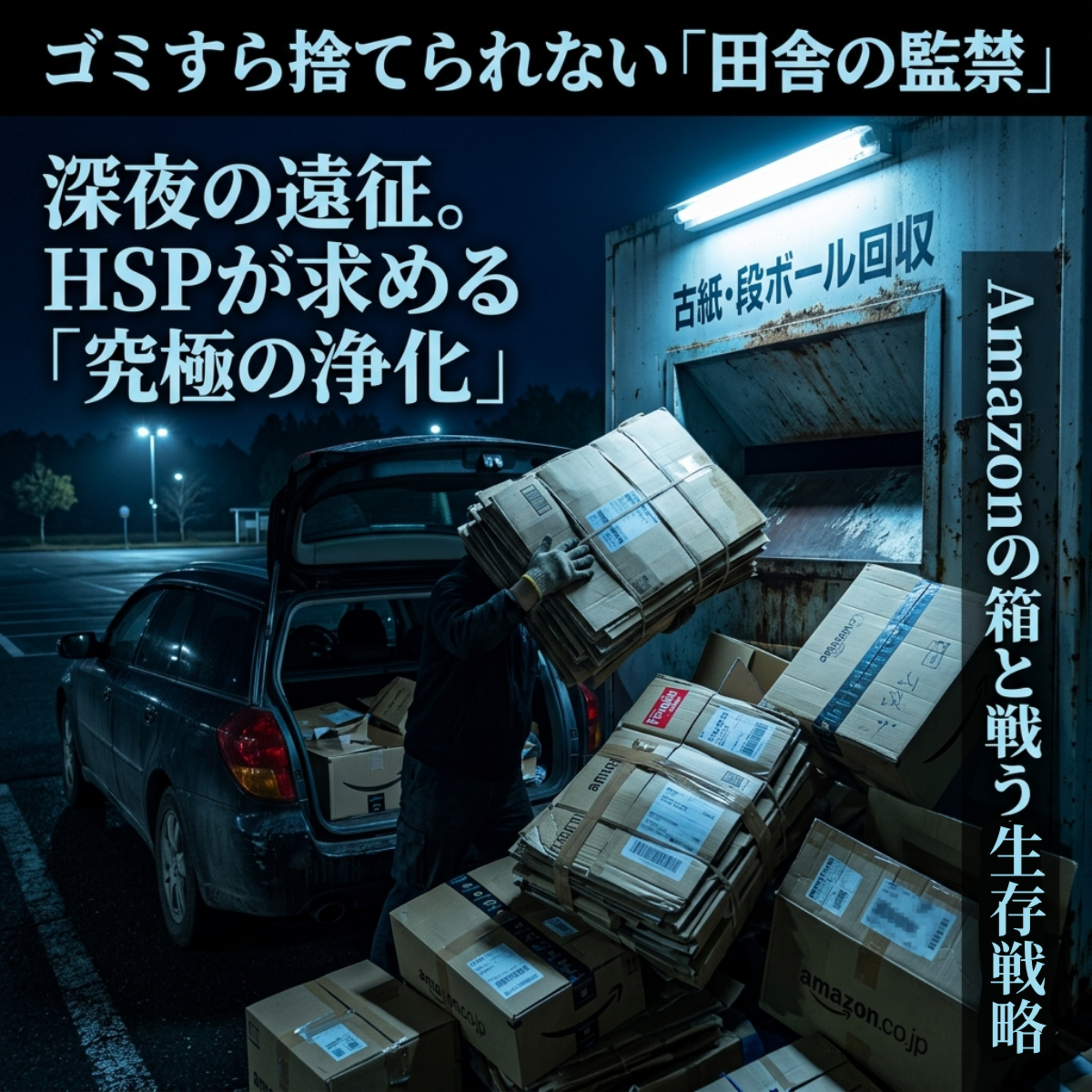 【第22回】ゴミ一つ自由に捨てられない「インフラ独裁」。HSPが深夜の古紙回収ボックスへ「遠征」する本当の理由。 episode artwork