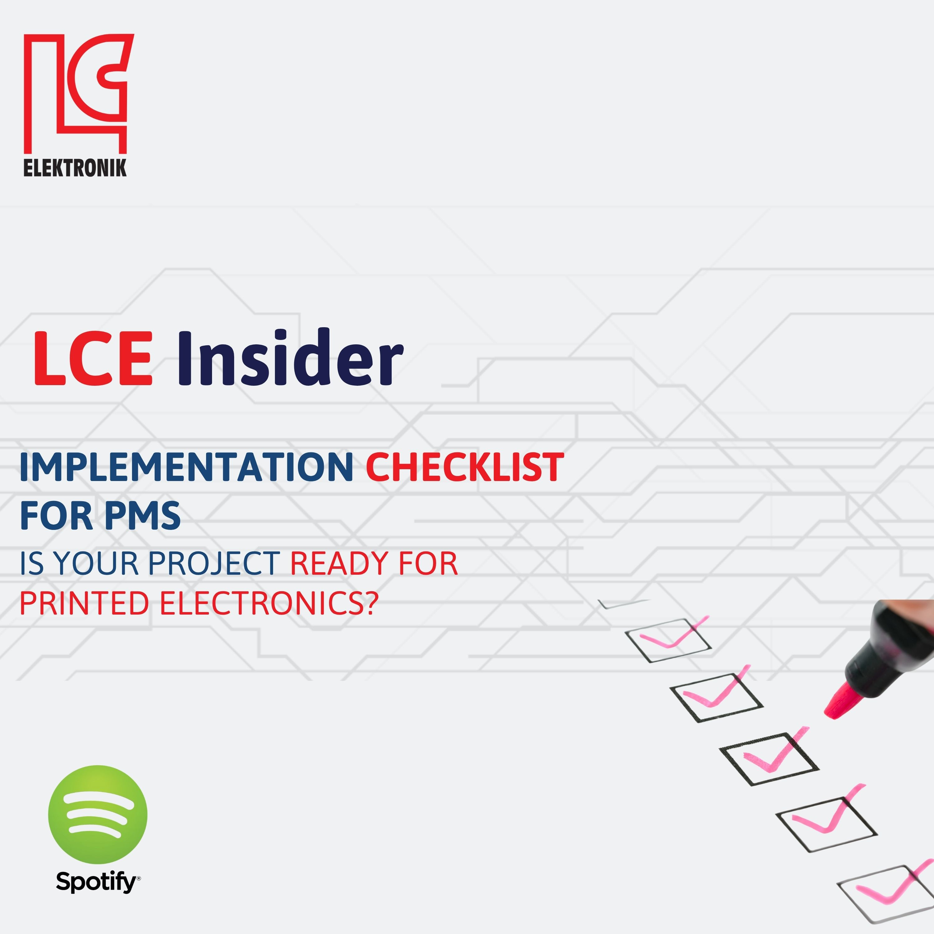 Implementation checklist for PMs: is your project ready for printed electronics? episode artwork