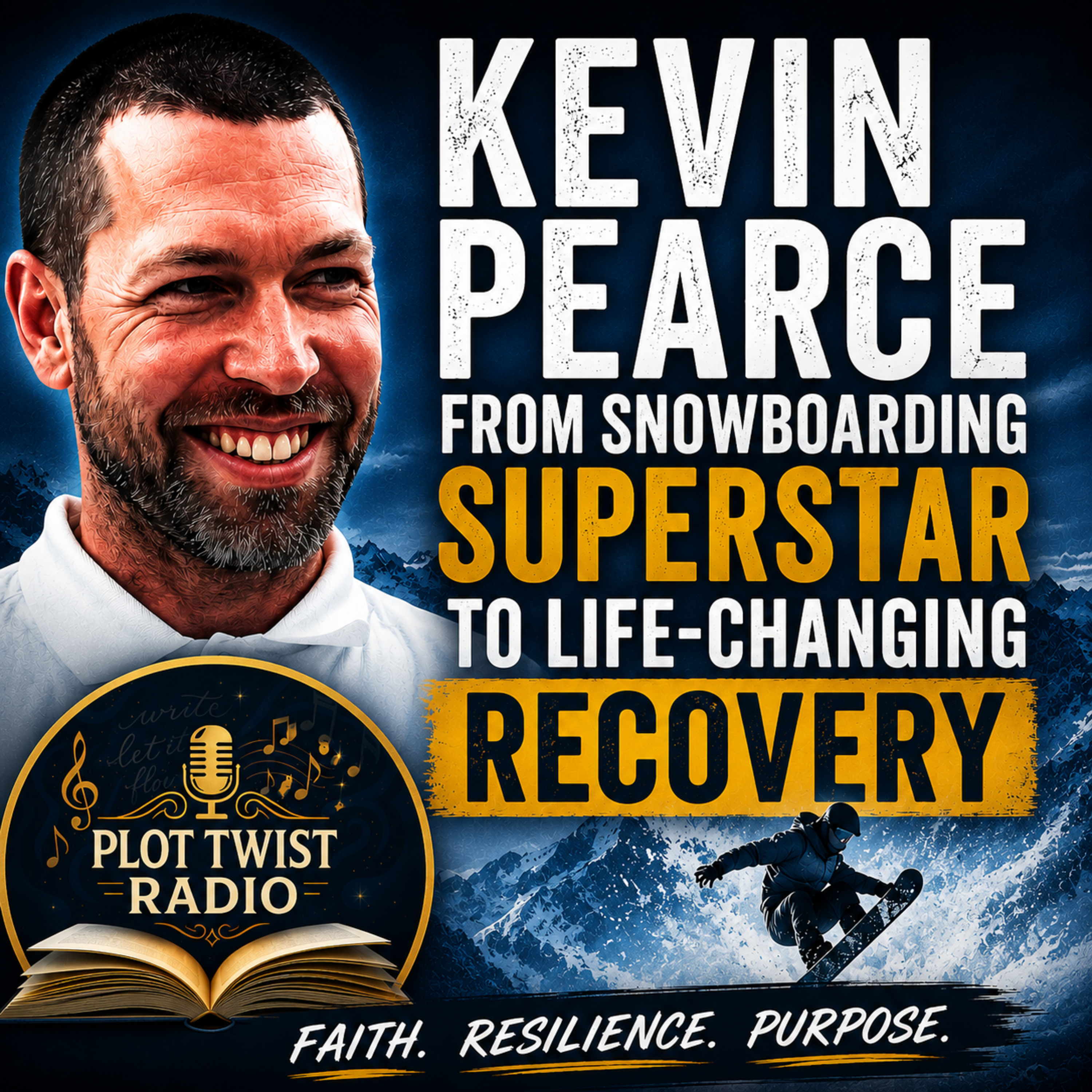 Kevin Pearce: From Snowboarding Superstar to Life-Changing Recovery | Plot Twist Radio episode artwork