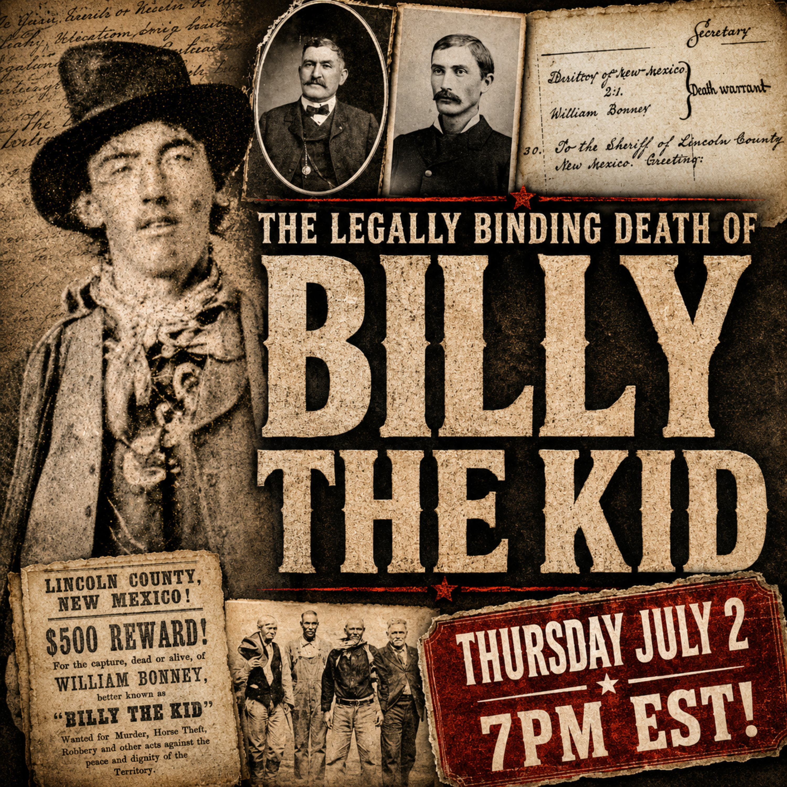 Billy the Kid's Legally Documented Death PART 2 | Old-Time Radio Hour w/ Doss Boot & James Townsend episode artwork