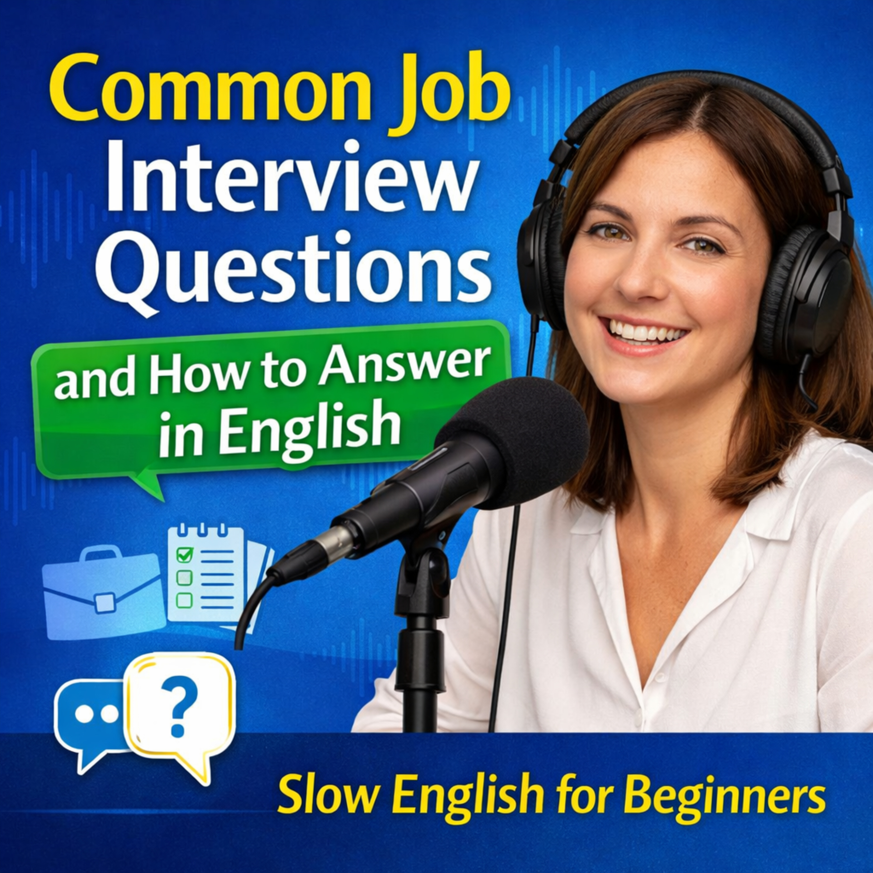 Common Job Interview Questions and How to Answer in English | Slow English for Interviews | English for beginners | Learn english fast | Practice english dailySlow English with Maria