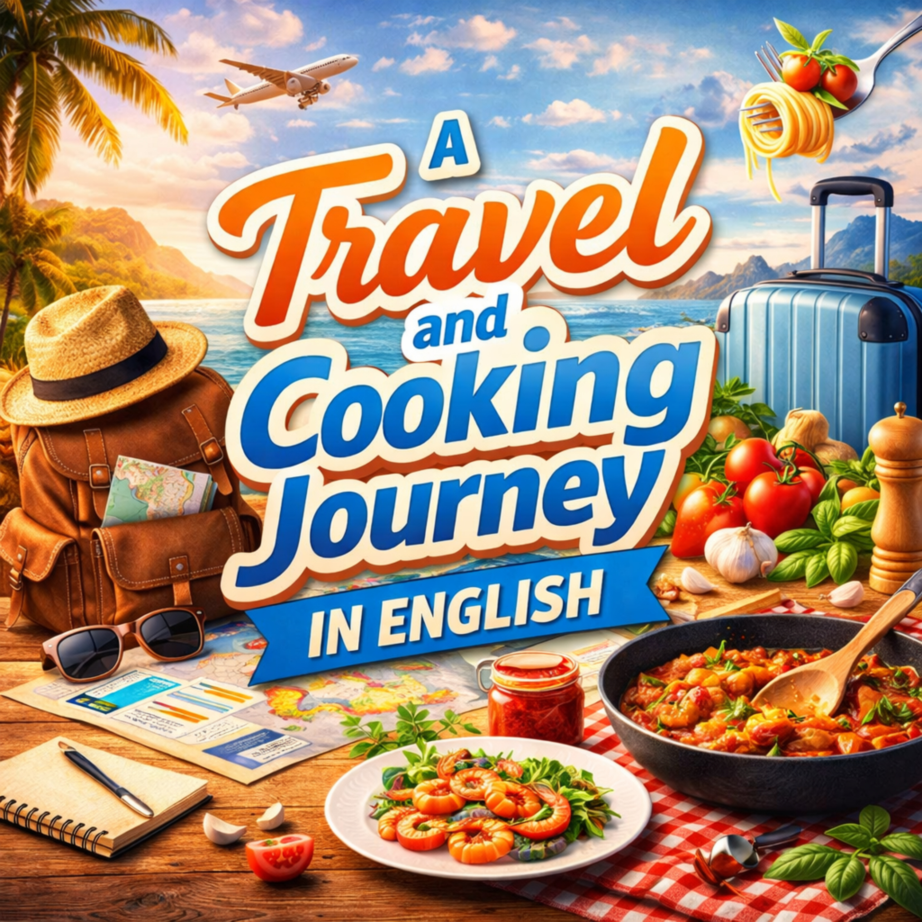 Slow English Story for Beginners A Travel and Cooking Journey With Maria Around the World| English for beginners | Learn english fast | Practice english dailySlow English with Maria