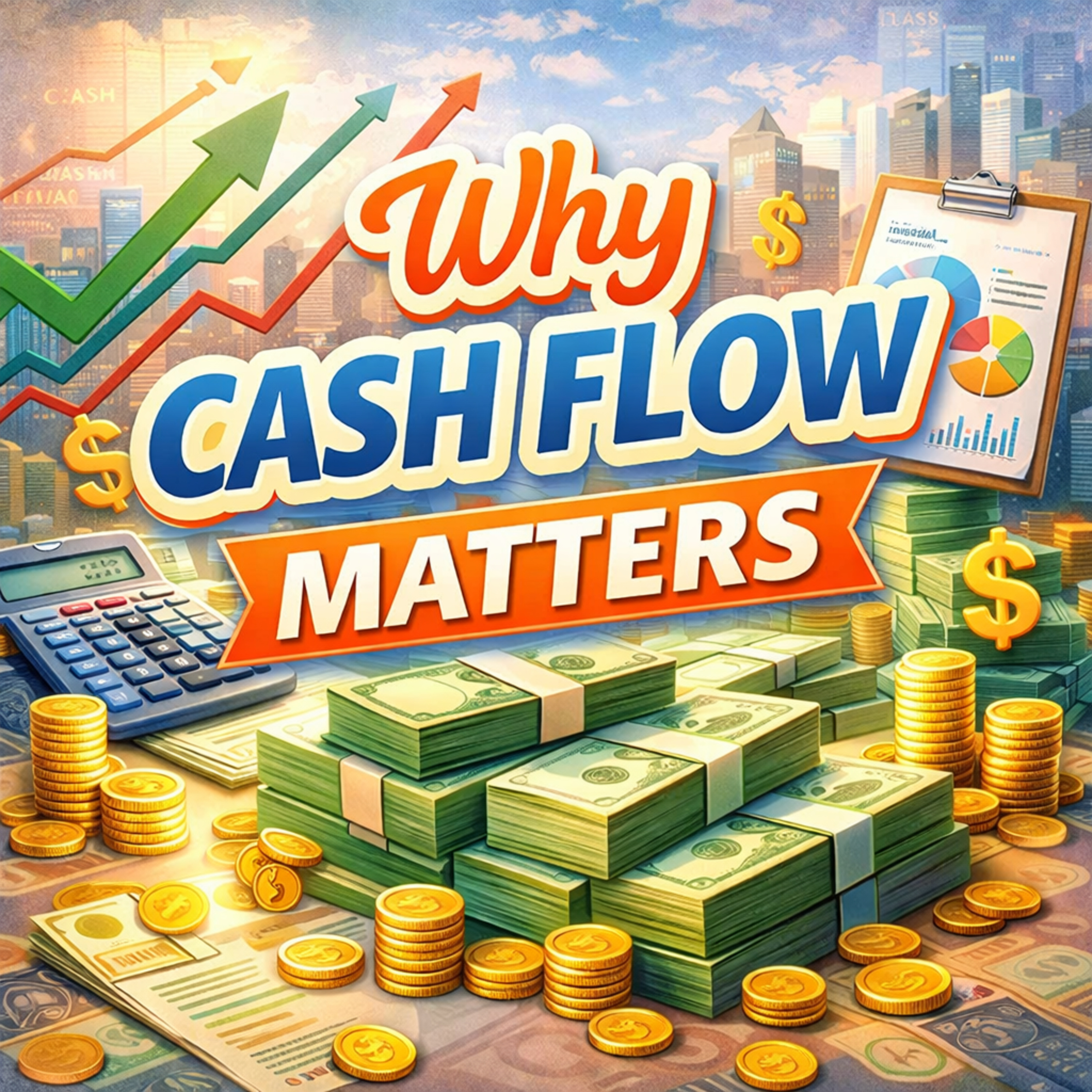 Why Cash Flow Matters More Than Profit for Small Business Owners | Best for Slow english learners | Best english podcast for beginners| Learn English fasterSlow English with Maria