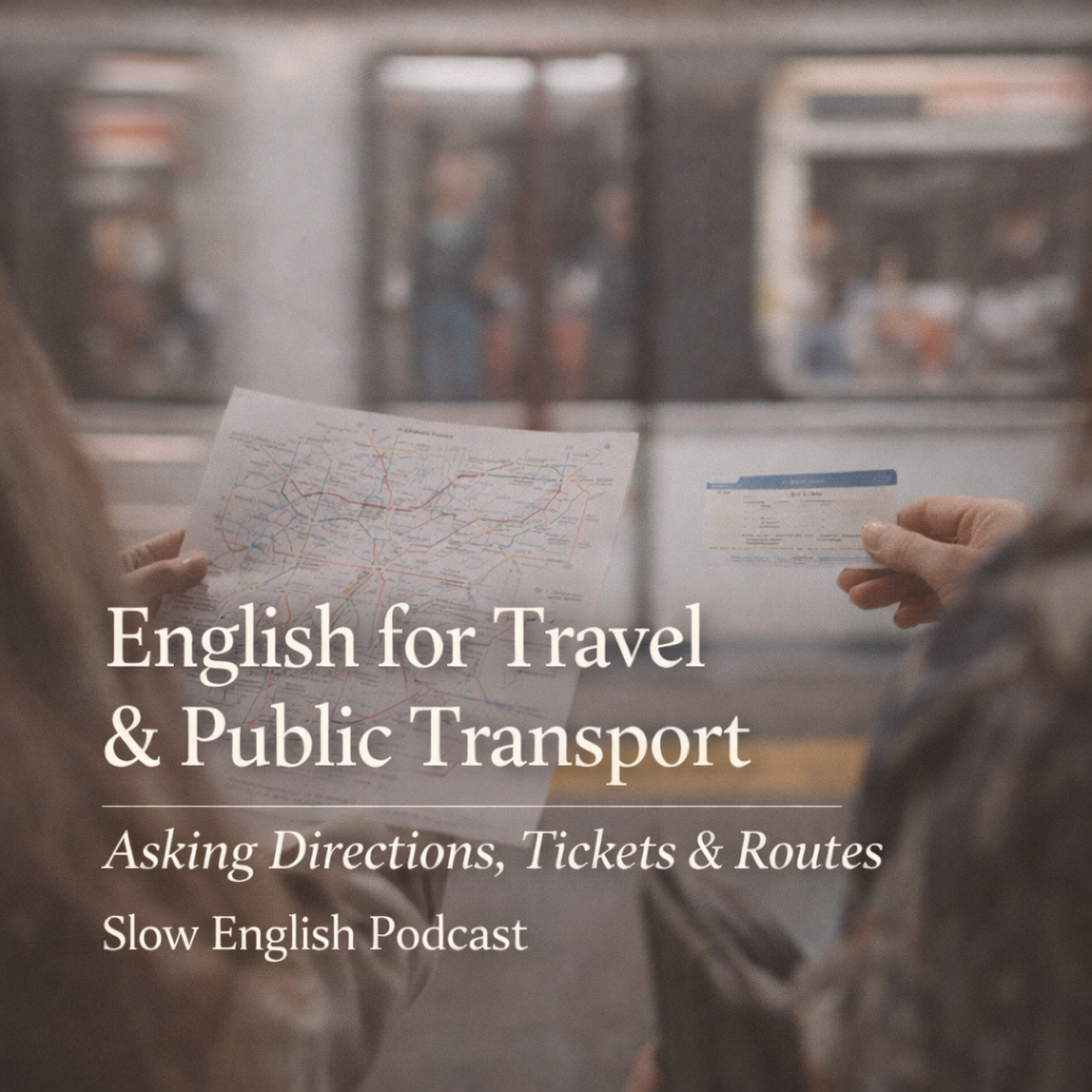 English for Travel & Public Transport | Asking Directions, Tickets & Routes | Slow English Podcast