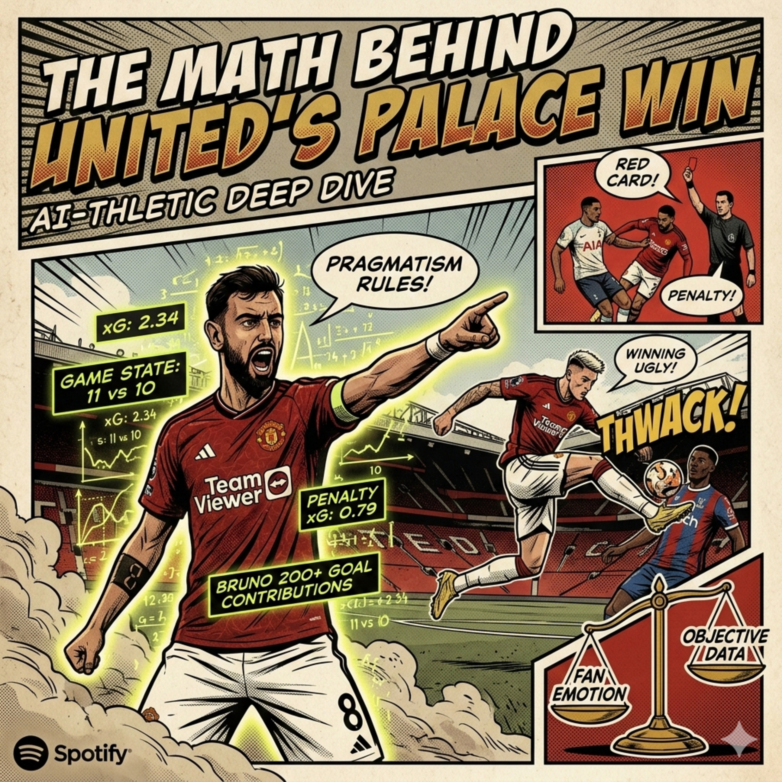 Podcast artwork for Understanding xG, Red Cards and the Carrick Revolution: A Premier League Deep Dive | The AI-thletic