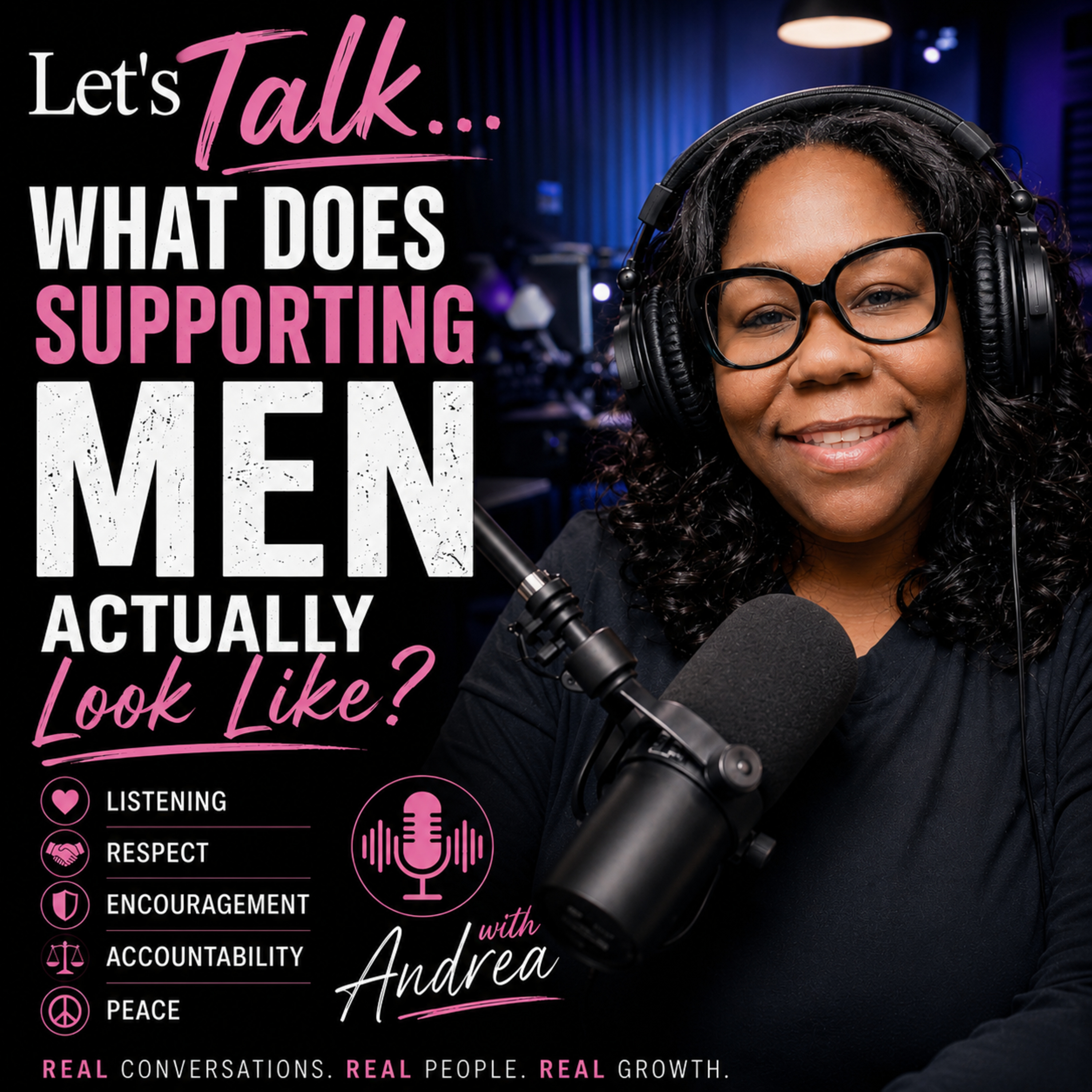 Let's Talk… What Does Supporting Men Actually Look Like? episode artwork