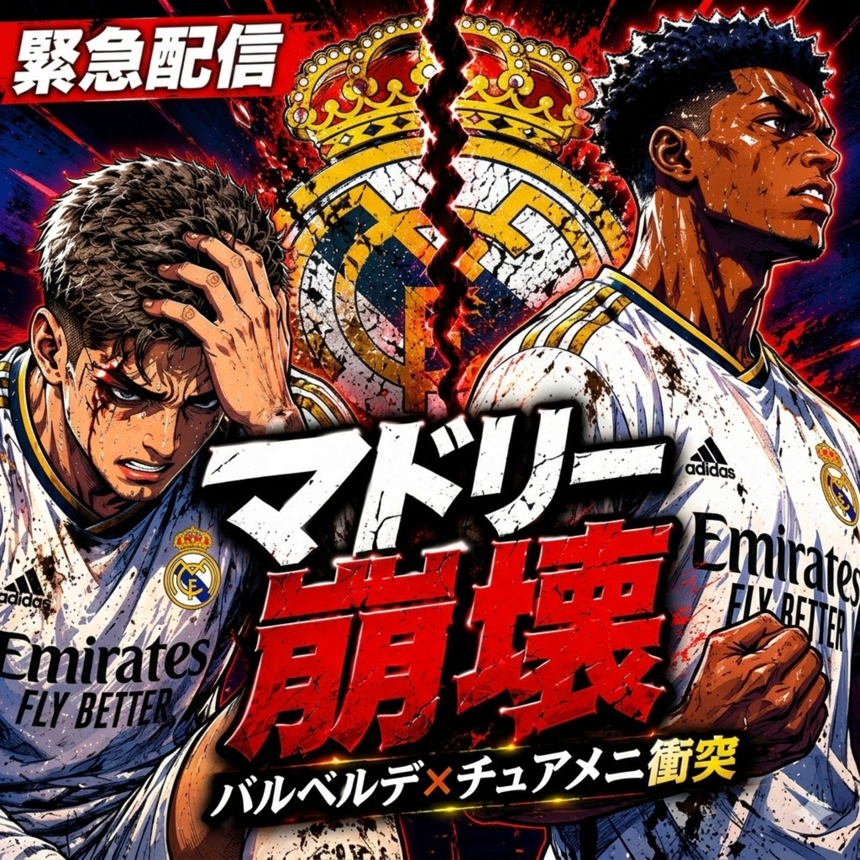 【緊急配信】バルベルデとチュアメニが大喧嘩…崩壊したレアル・マドリードのロッカールームの全貌 episode artwork