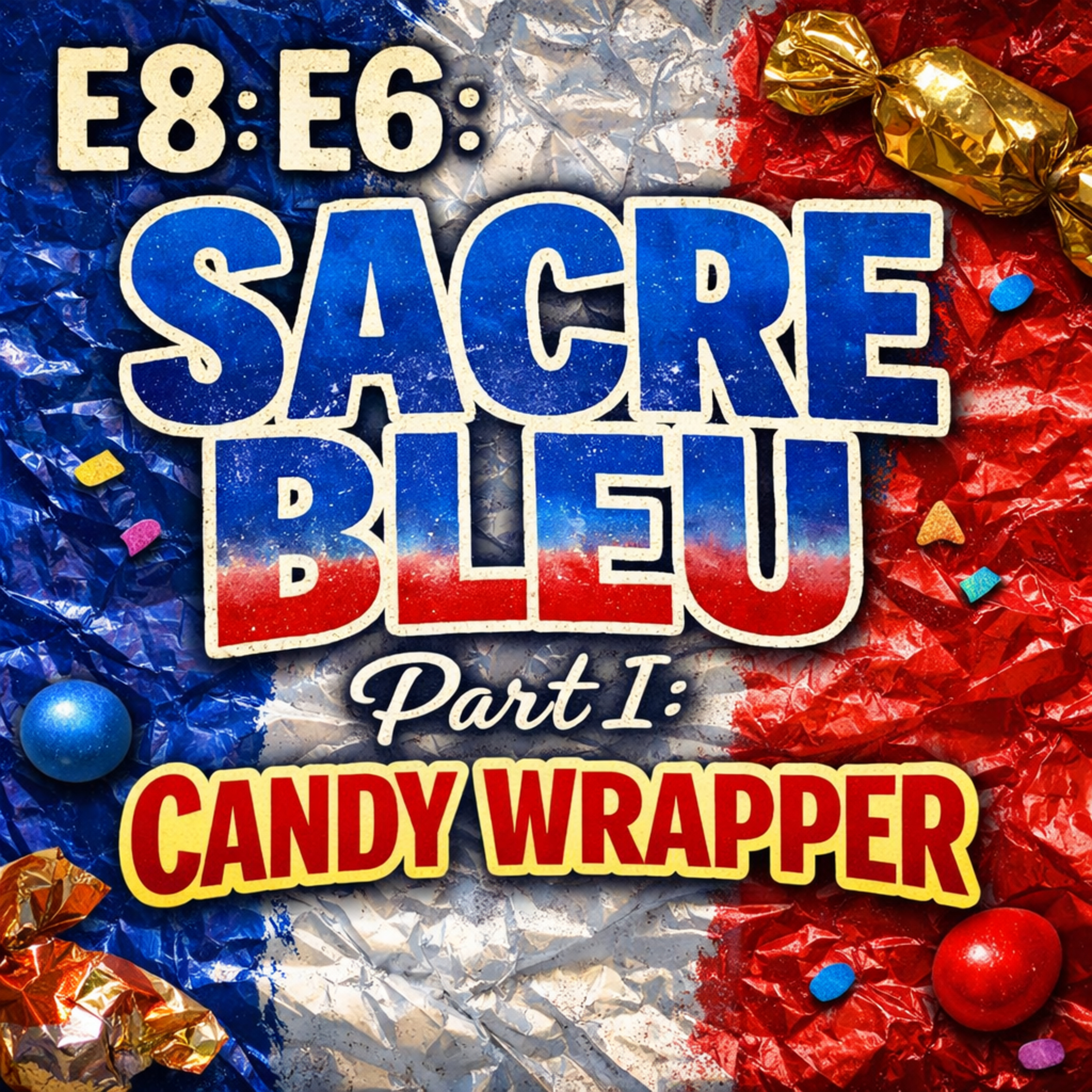 E8: E6: Sacre Bleu, Part I: Candy Wrapper; S1: Failure of Language episode artwork