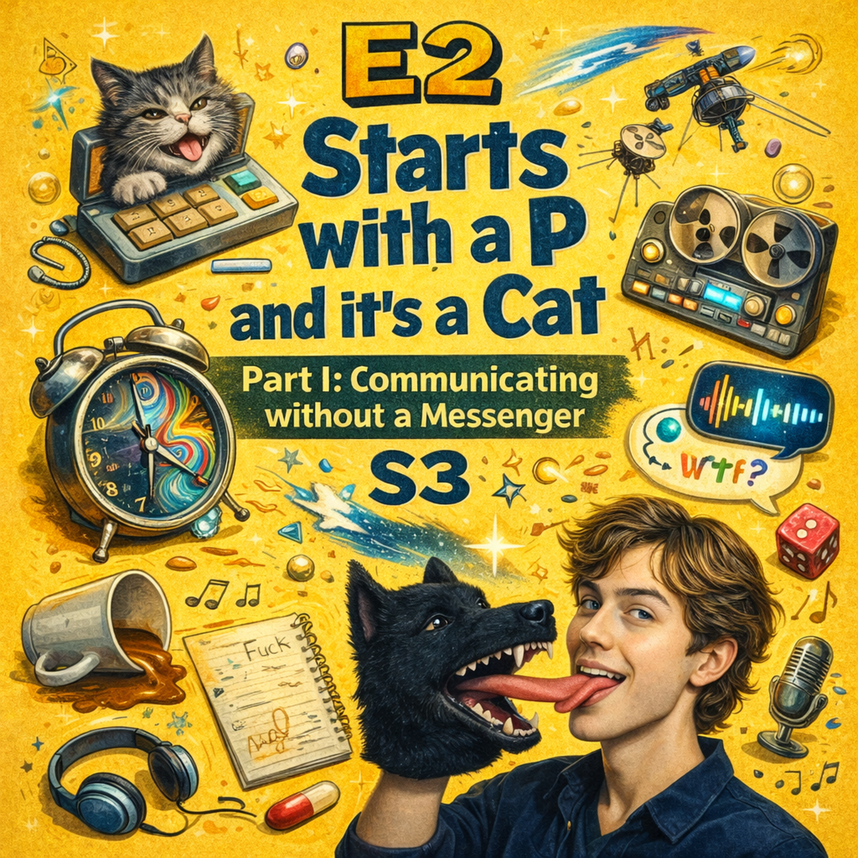 E2: Starts with a P and it's a Cat; Part I: Communicating without a Messenger; Season 3: Extemporaneity Deity episode artwork