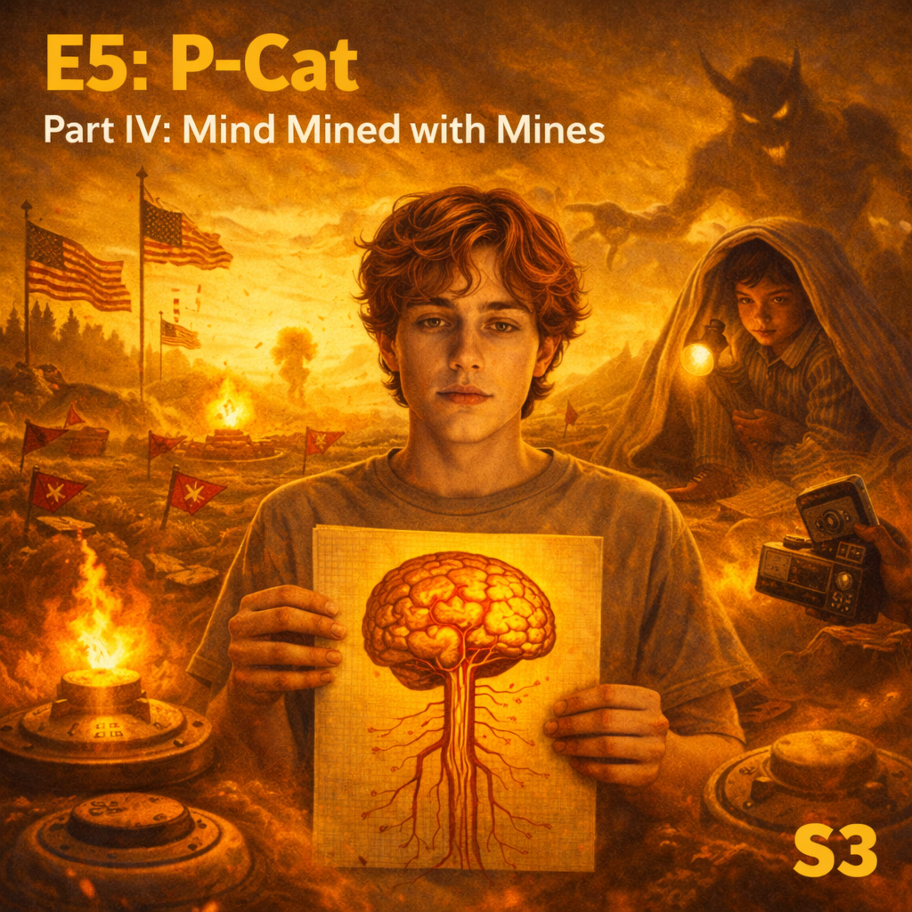 E5: P-Cat; Part IV: Mind Mined with Mines; S3: Extemporaneity Deity episode artwork