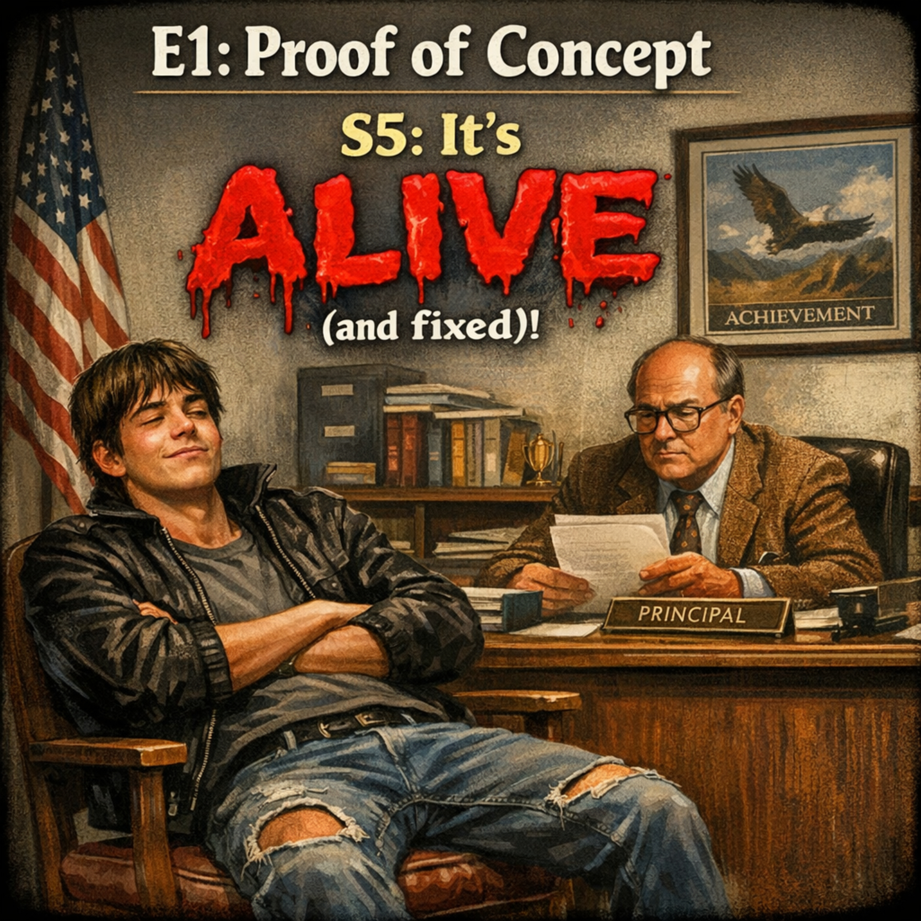 E1: Proof of Concept; S5: It's ALIVE (and fixed)! episode artwork