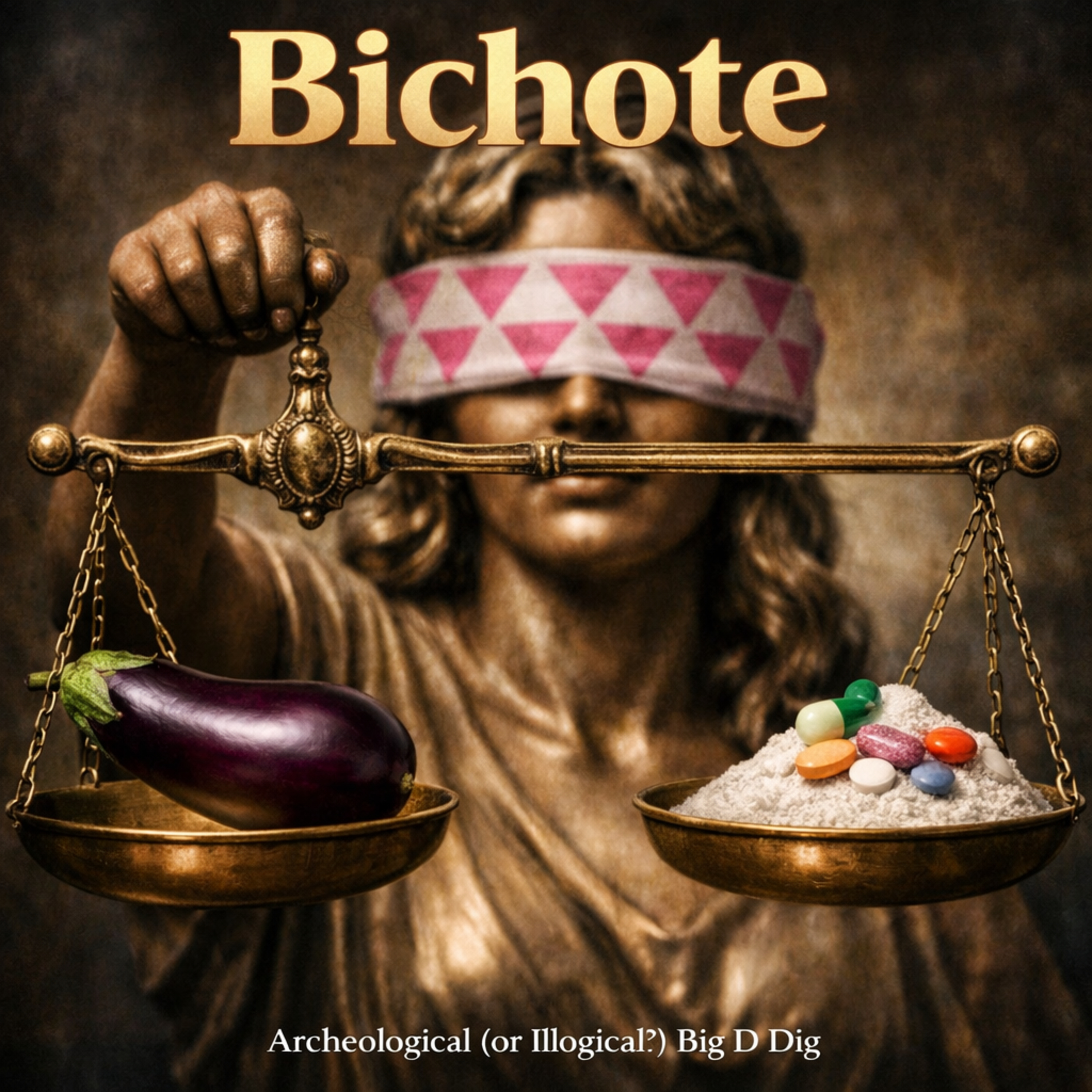 E9: Bichote; S9: Archeological (or is it illogical? counterintuitive?) Big D Dig episode artwork