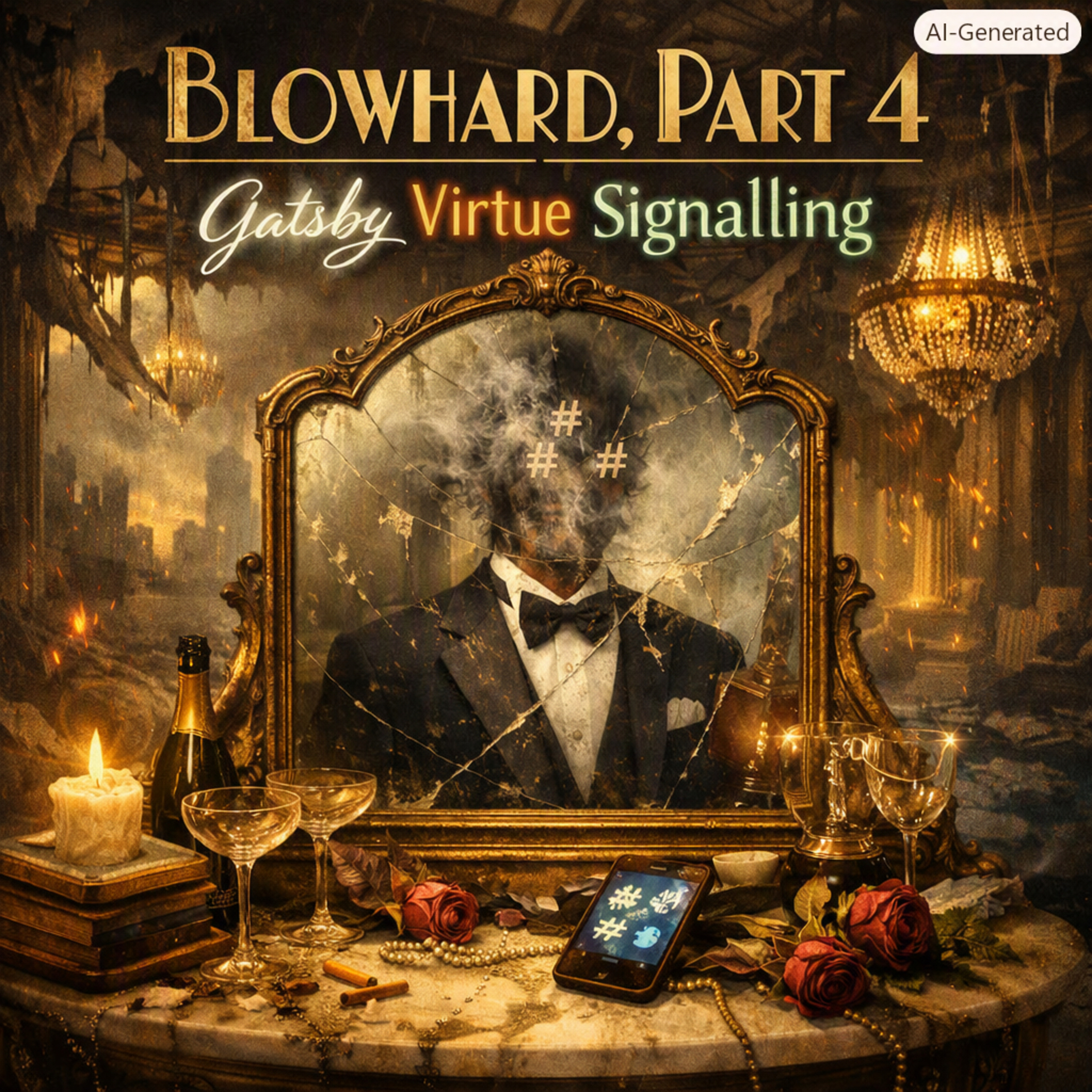 E8: Blowhard, Part 4: Gatsby Virtue Signalling; S10: In the middle, what does the end matter? episode artwork