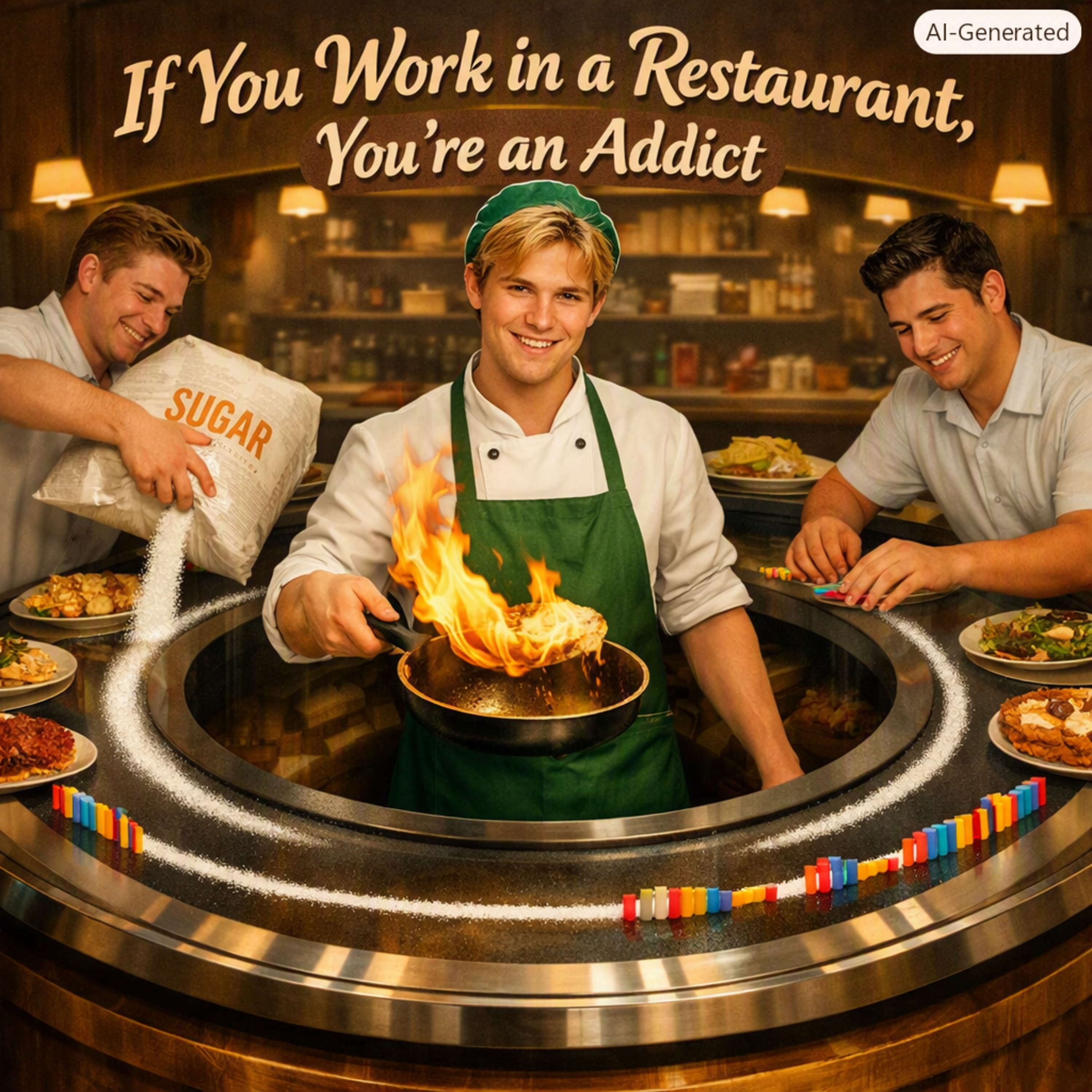 E5: If You Work in a Restaurant, You're an Addict; S11: 13th Step Heaven episode artwork