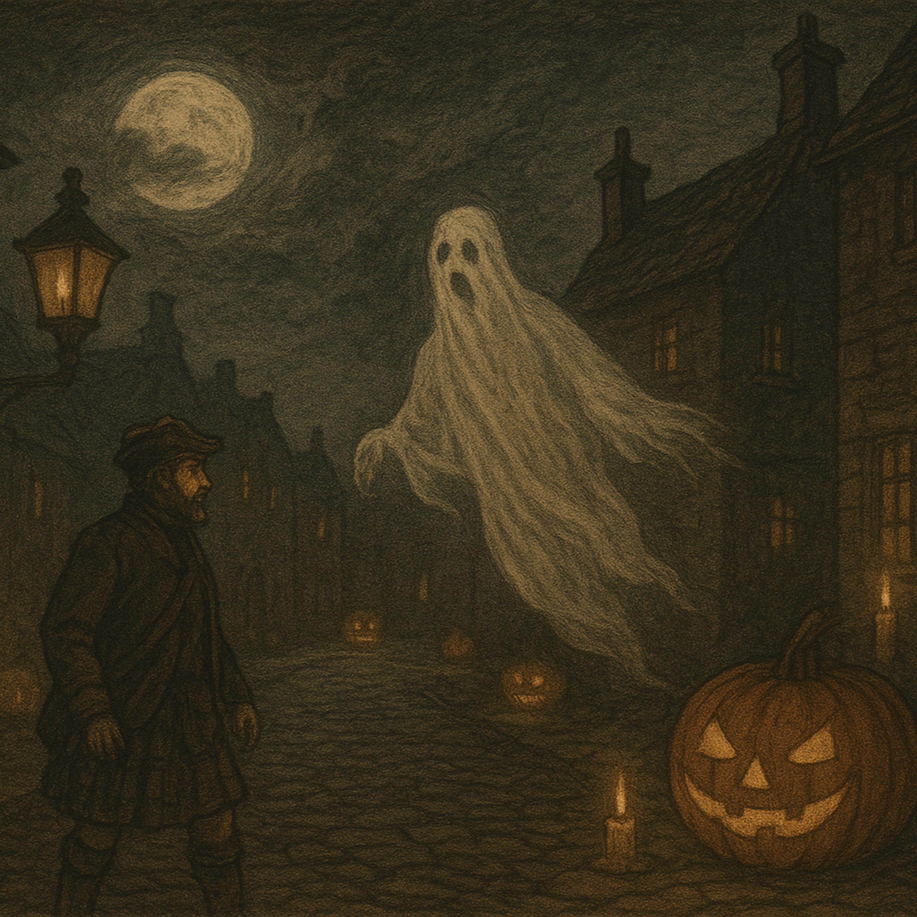 Scottish Ghost Stories for Sleep | Death Bogles & Haunted Attics | Tales from Pitlochry & Edinburgh episode artwork