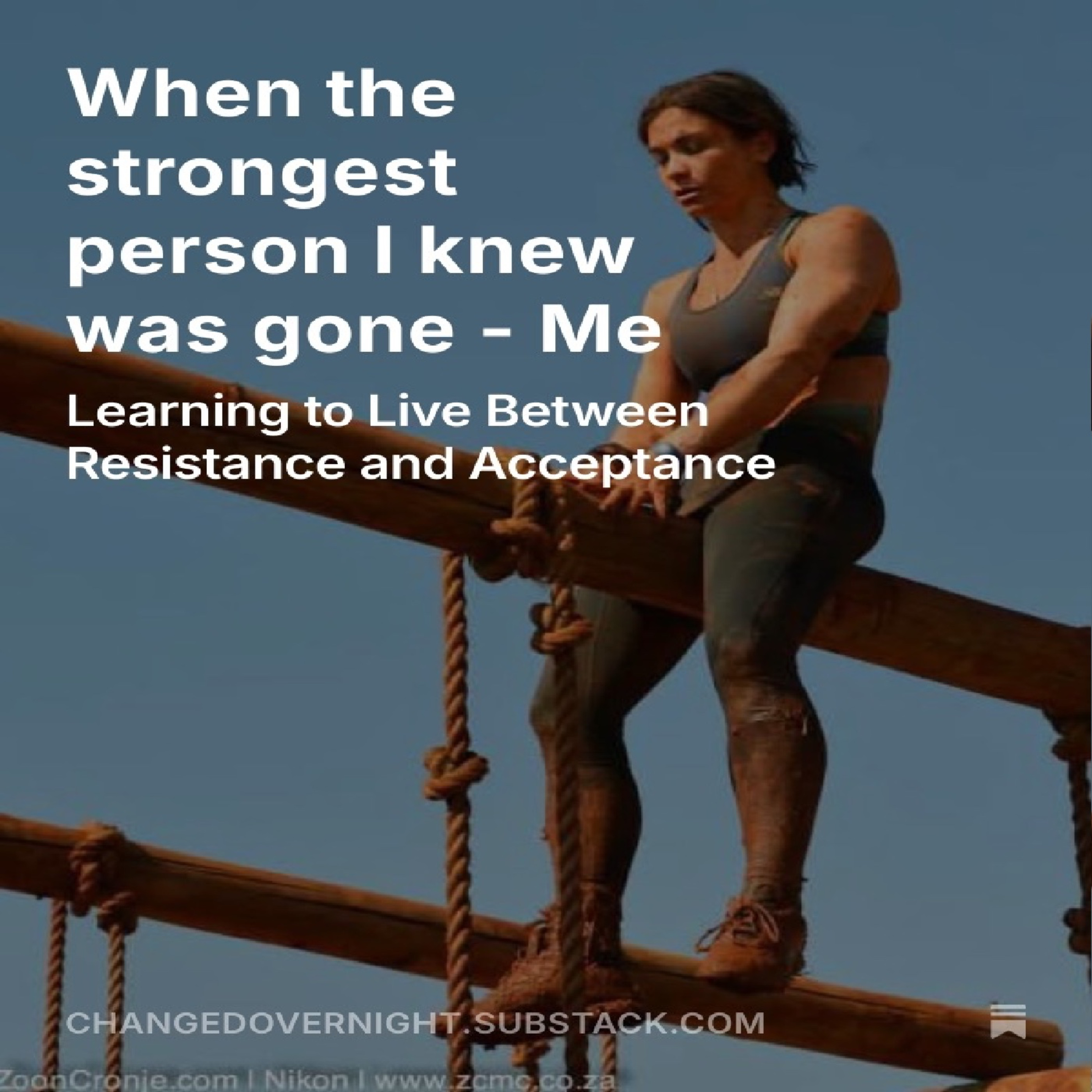 Learning to Live Between Resistance and Acceptance episode artwork