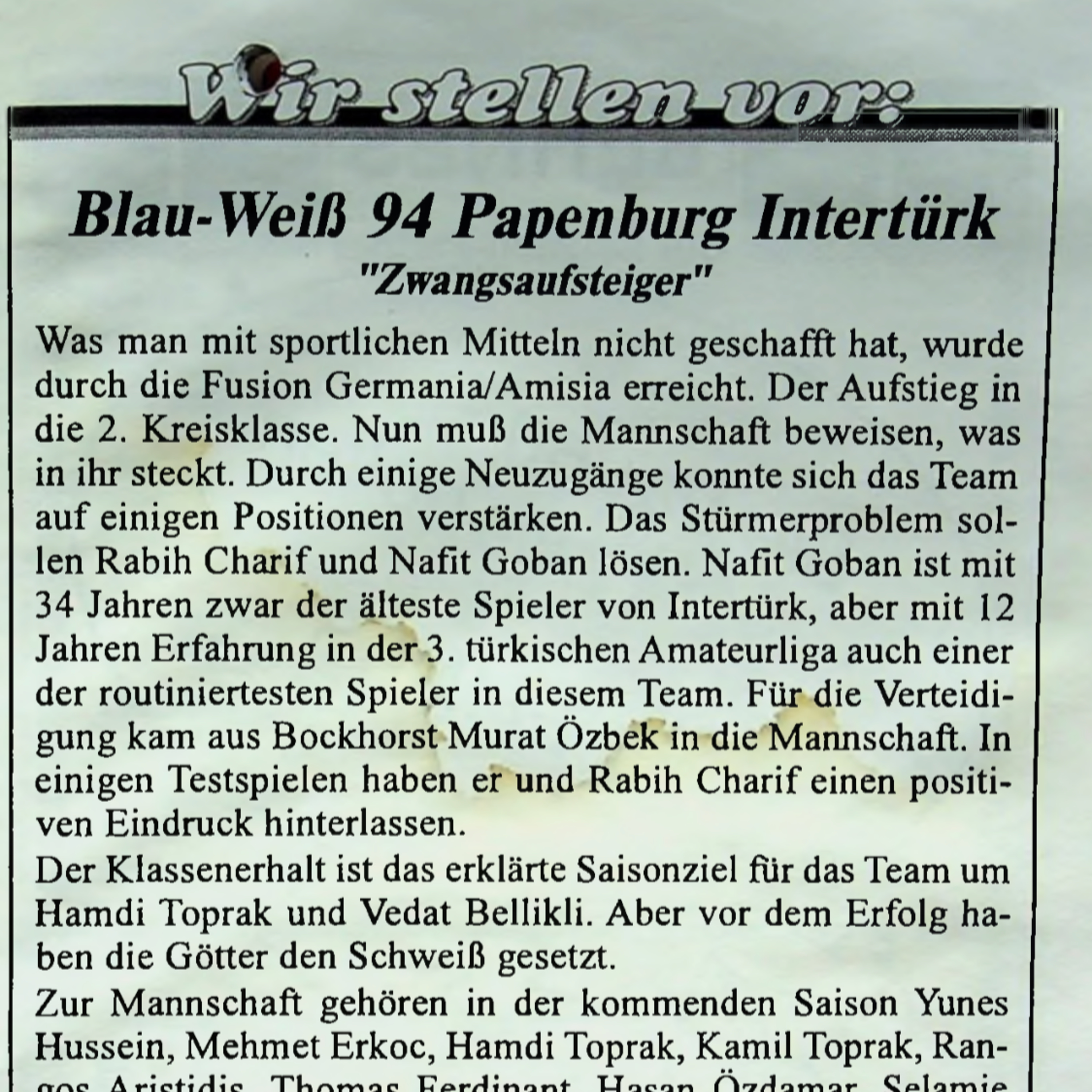 Fußball als Brücke: Strategische Integration von Migranten in Papenburg episode artwork
