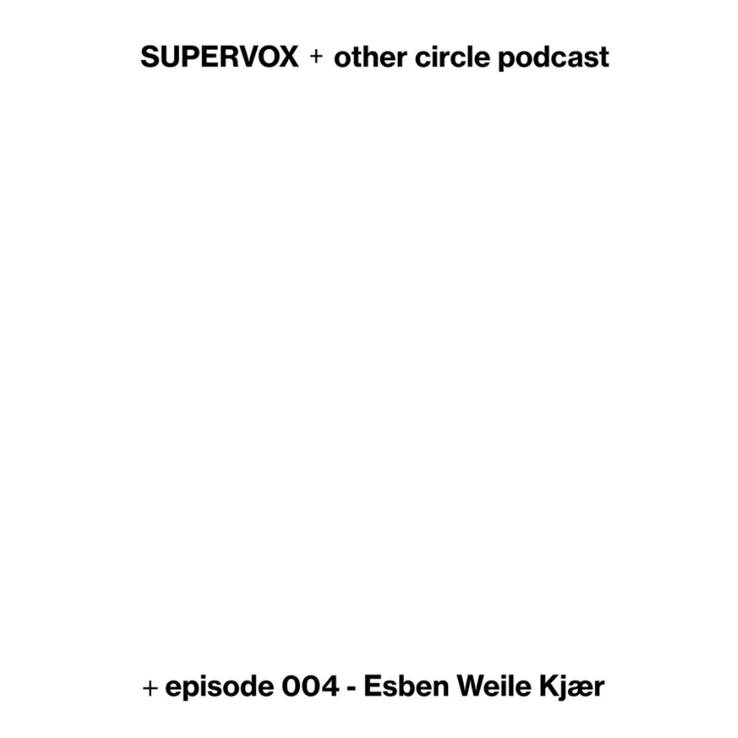 Supervox + other circle 004: Esben Weile Kjær