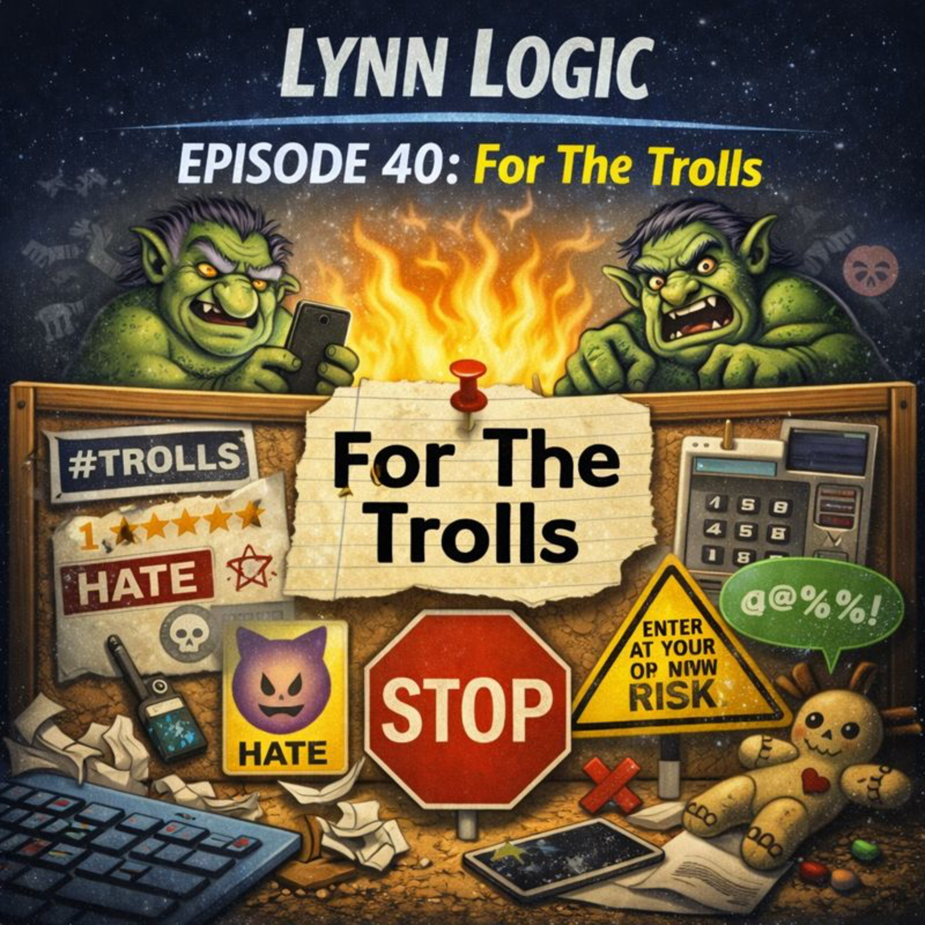Lynn Logic – Episode 40: Notes for the Trolls episode artwork