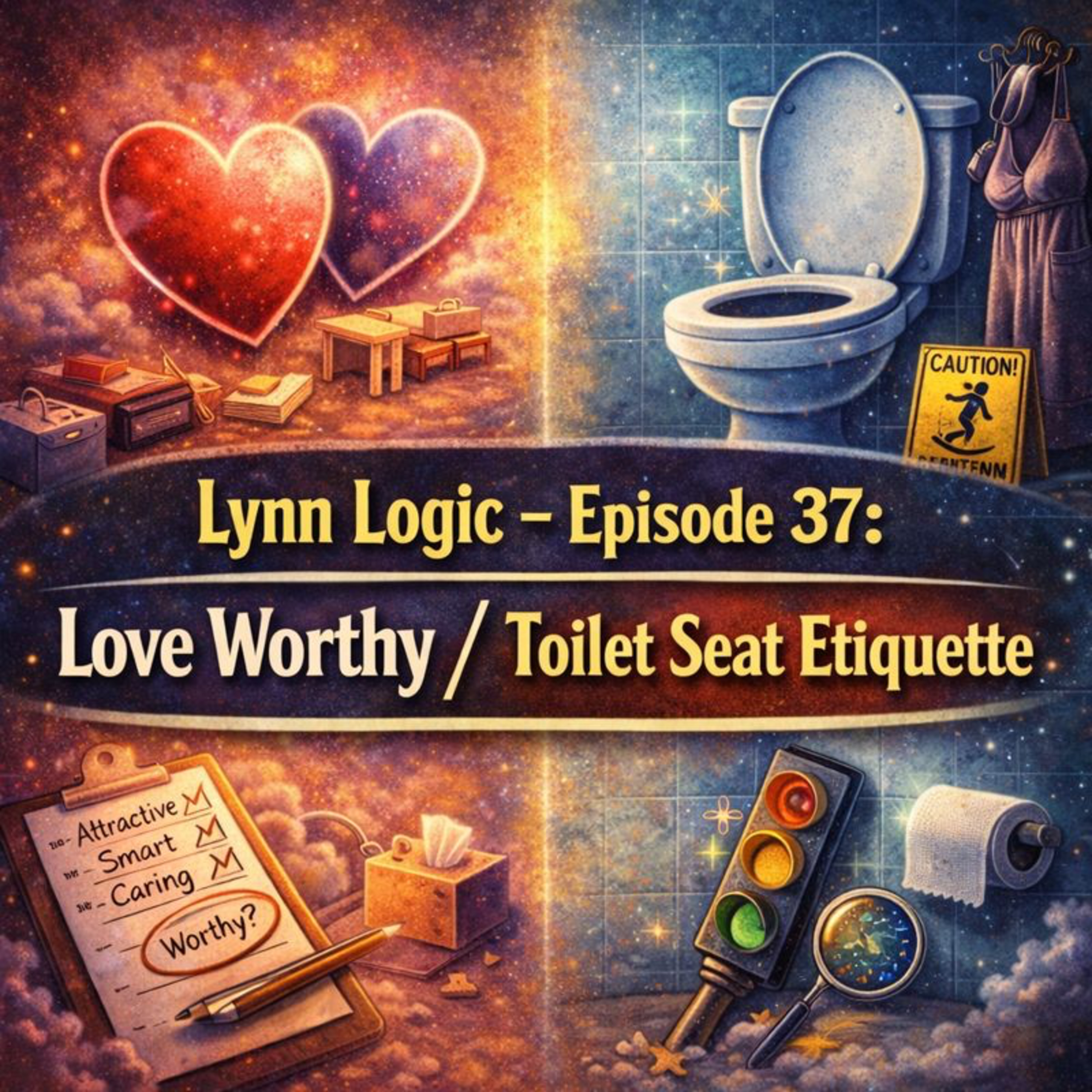 Lynn Logic – Episode 37: Love Worthy / Toilet Seat Etiquette episode artwork