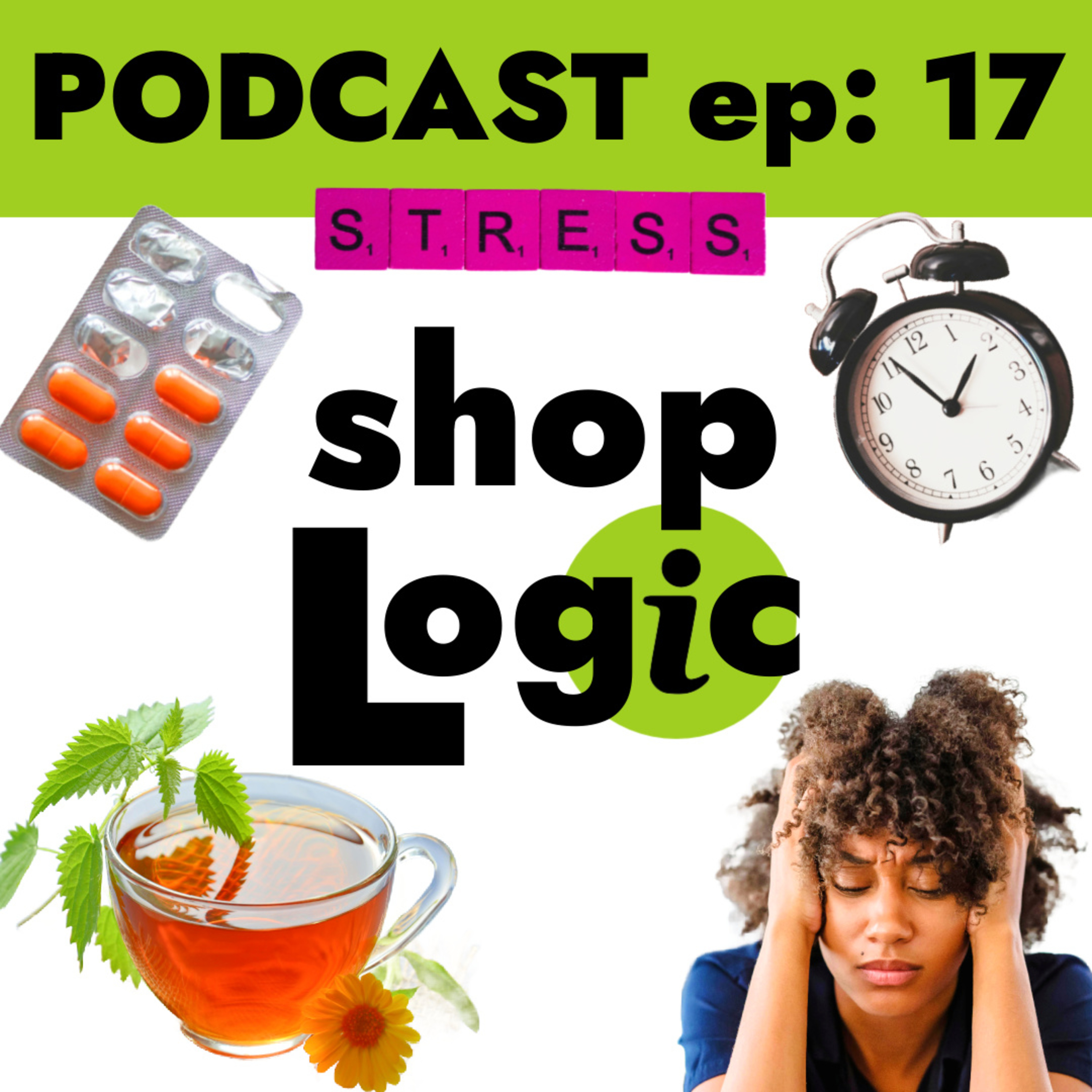 EPISODE 17: STRESS, STRESS RELIEF PRODUCTS THAT WORK AND ONES THAT DON’T, STRESS REMEDIES, ANTI-STRESS FOOD & DRINKS, OVEREATING, HEADACHE REDUCTION, SUBSTANCE USE, MAY IS MENTAL HEALTH MONTH episode artwork