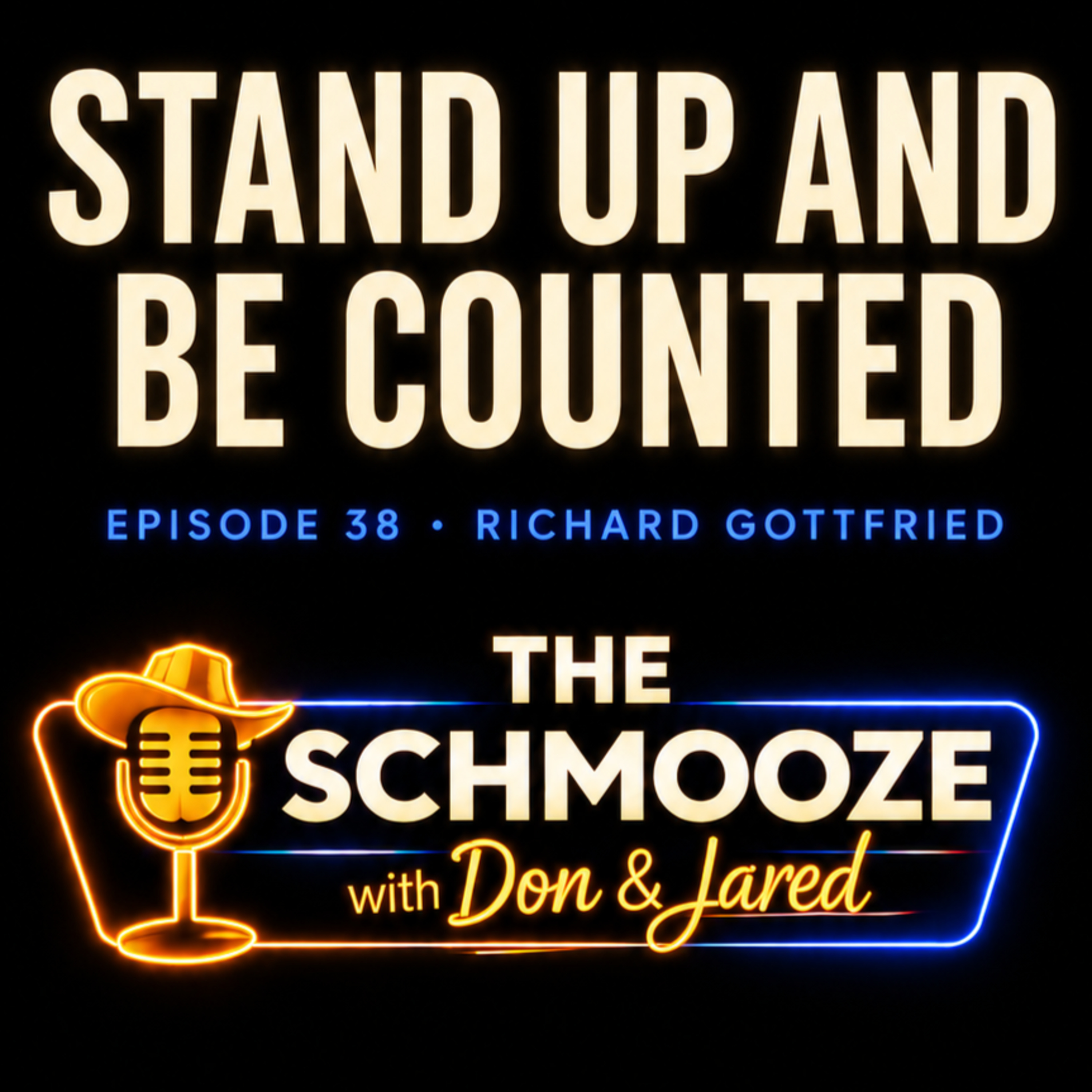 Episode 38: Schmooze with Richard Gottfried | Stand Up and Be Counted | Antisemitism, Allyship & Finding Our Champions episode artwork