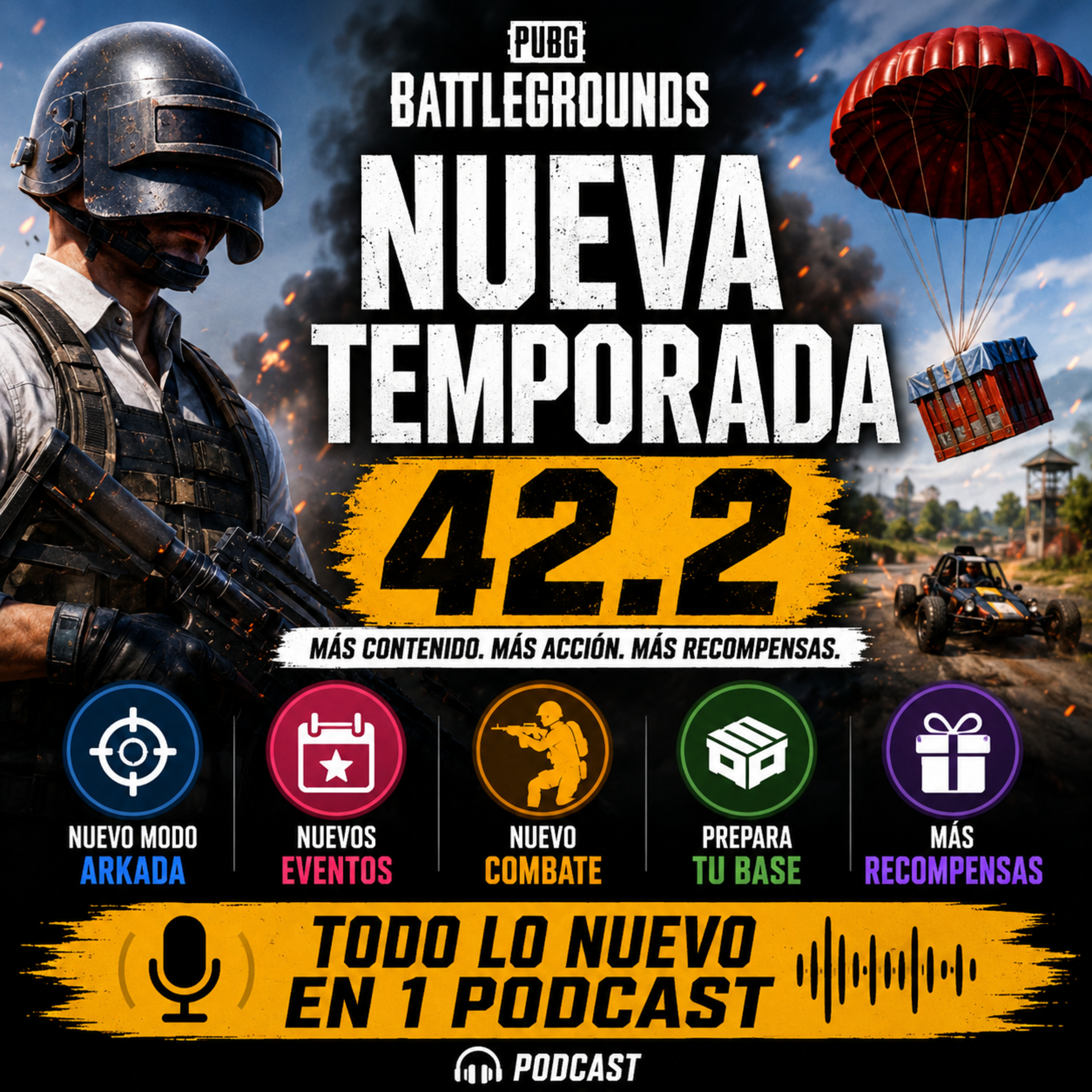 PUBG Consola por fin a 120 FPS — Update 42.2 al completo #KCNCreator episode artwork