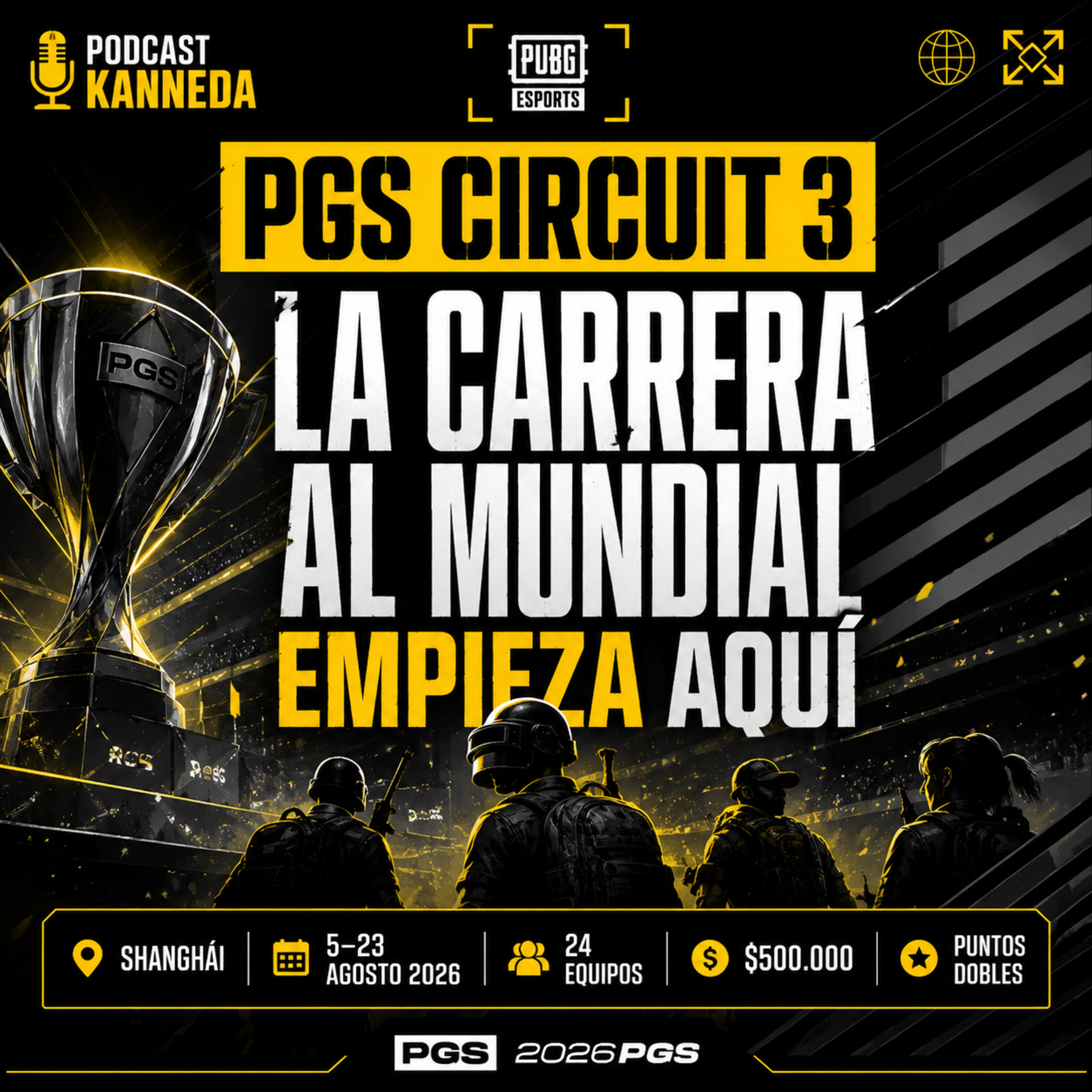 PGS Circuit 3: empieza la carrera decisiva hacia el Mundial de PUBG 2026 episode artwork