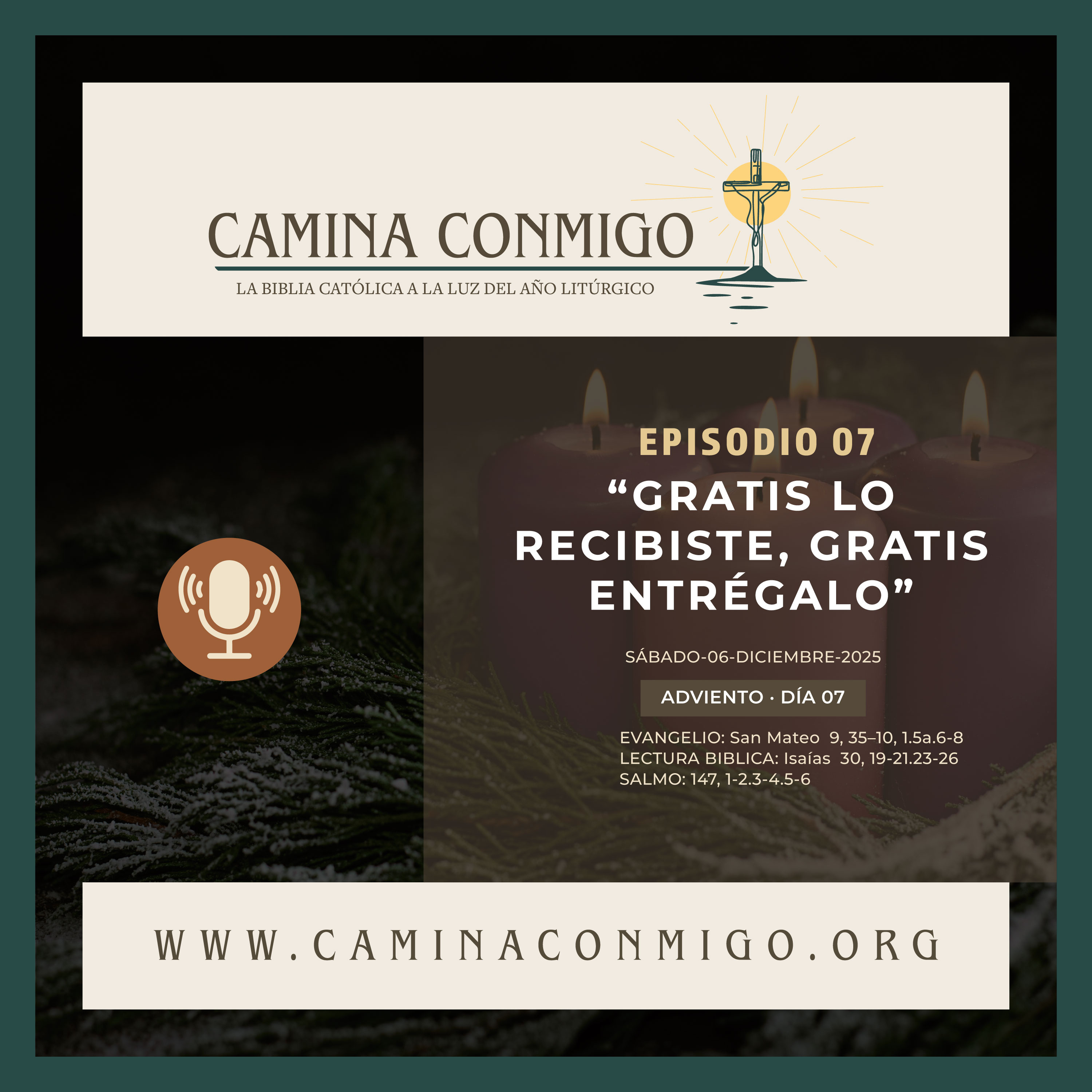 CAMINA CONMIGO – La Biblia Católica a la Luz del Año Litúrgico