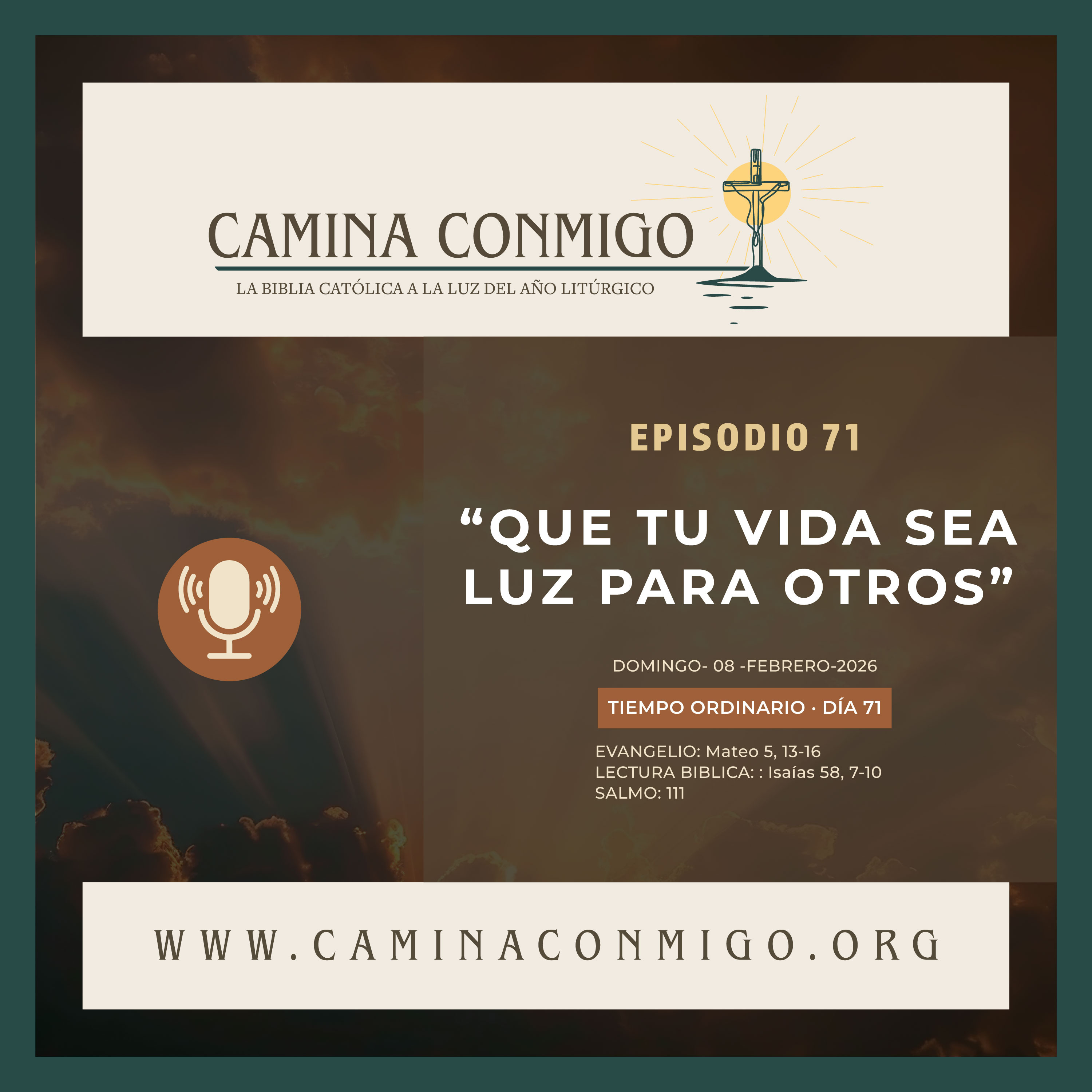 CAMINA CONMIGO – La Biblia Católica a la Luz del Año Litúrgico