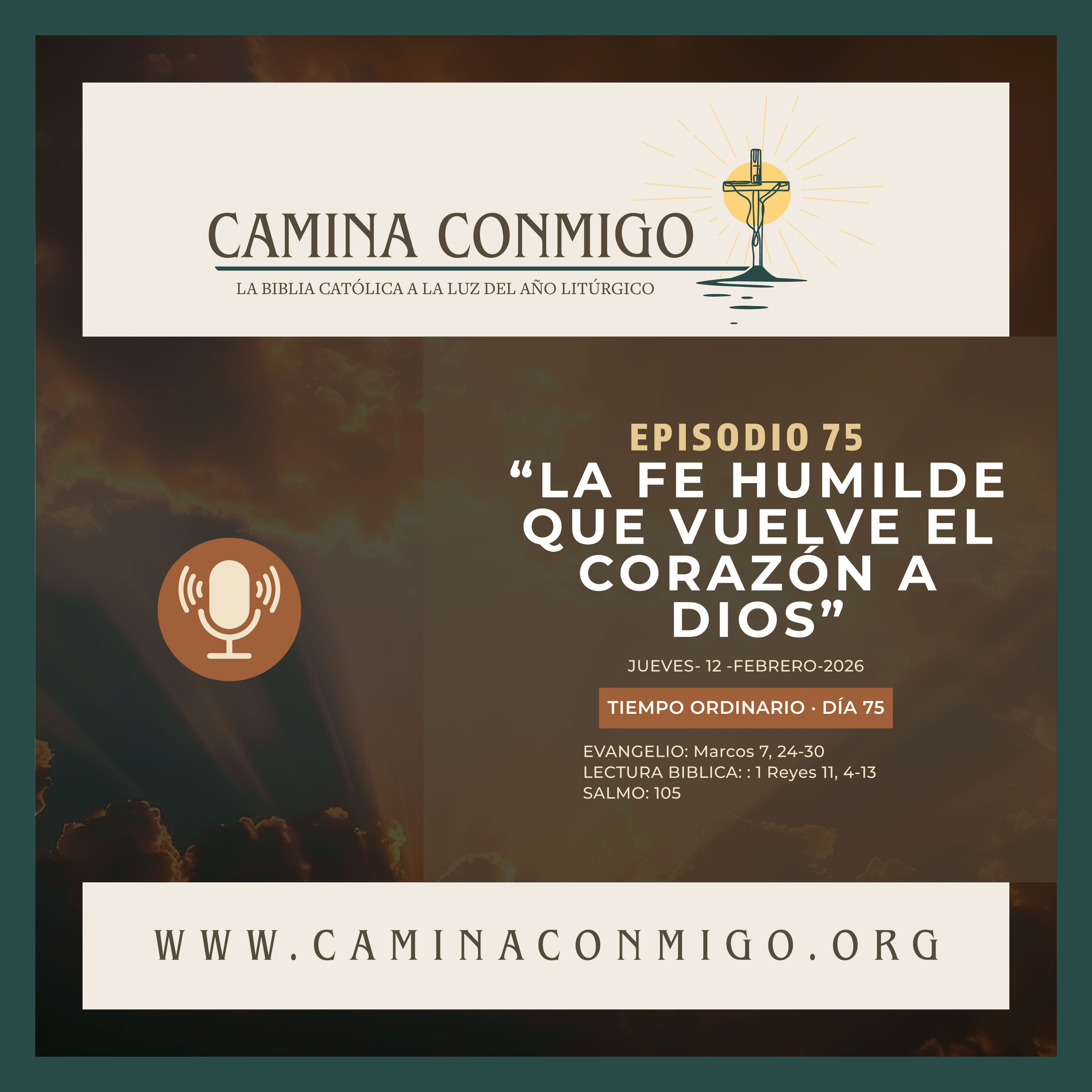 CAMINA CONMIGO – La Biblia Católica a la Luz del Año Litúrgico