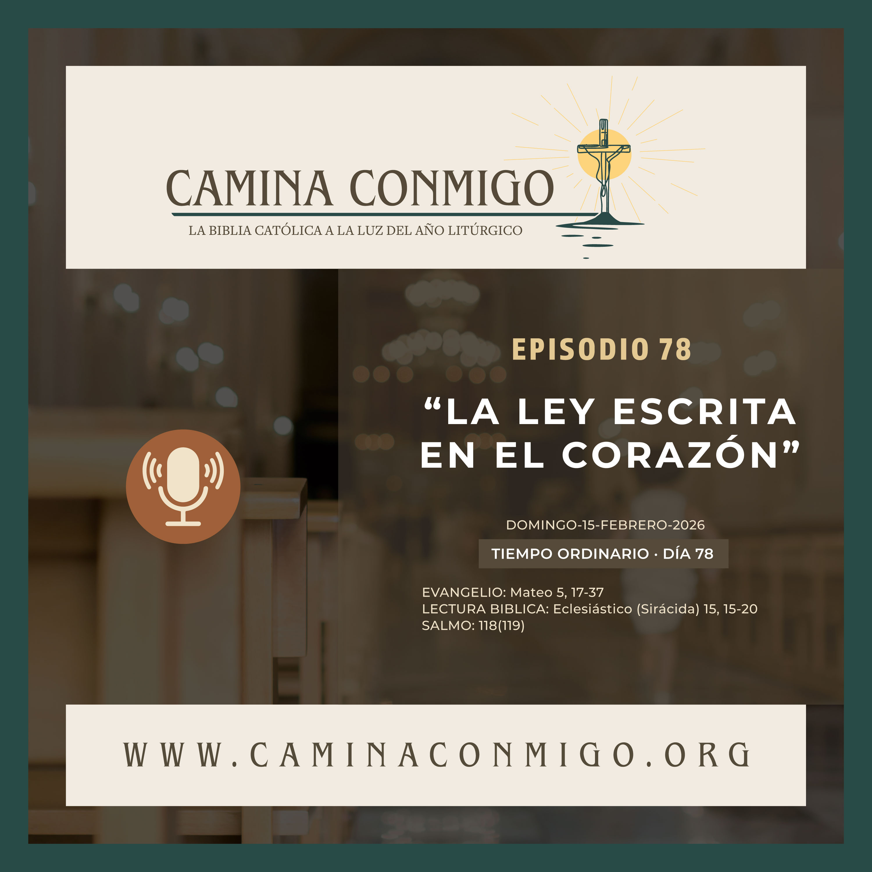CAMINA CONMIGO – La Biblia Católica a la Luz del Año Litúrgico