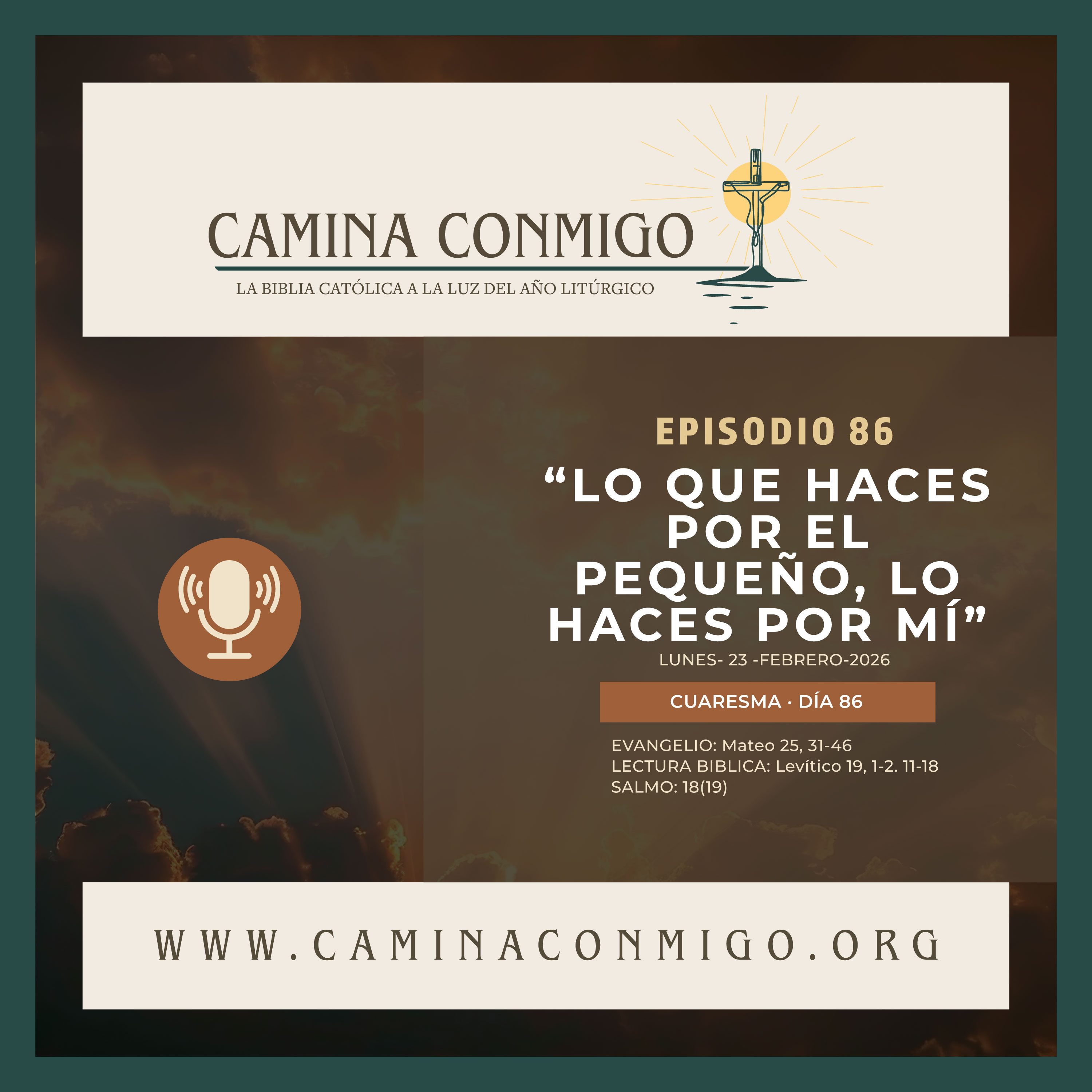 CAMINA CONMIGO – La Biblia Católica a la Luz del Año Litúrgico