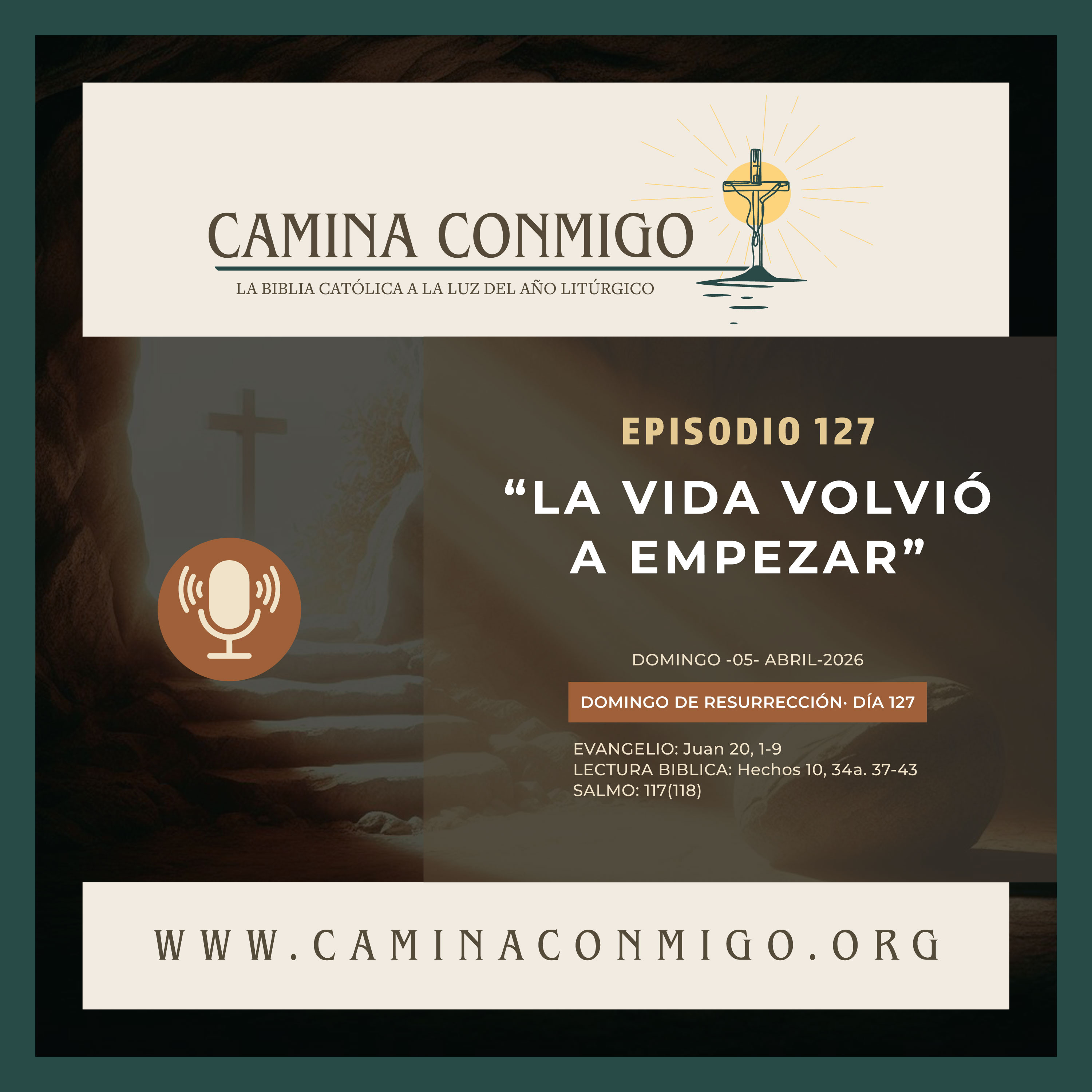 Episodio 127 - La vida volvió a empezar ( Domingo de Resurrección · Pascua del Señor) episode artwork
