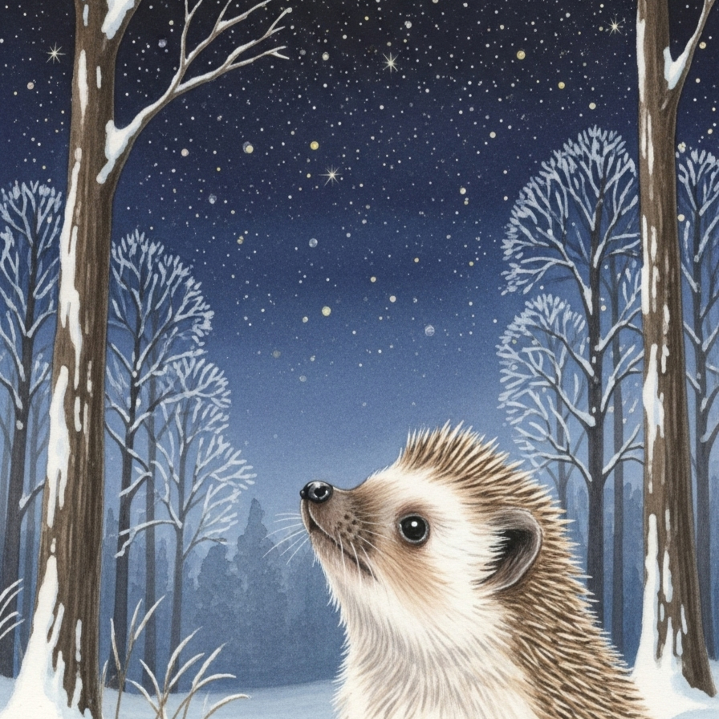 Le Hérisson qui voulait voir les étoiles : Aventure audio pour enfants (Noël #3)