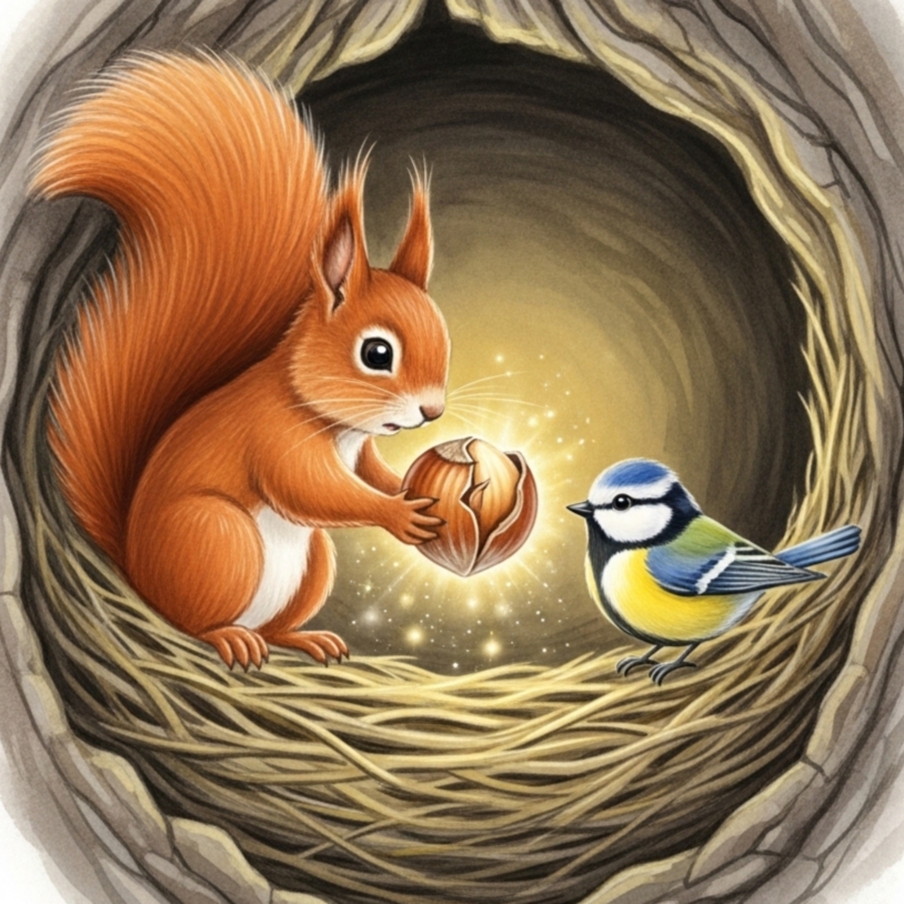 L'Écureuil et la Noisette Magique : Histoire d'animaux de la forêt (Noël #6)