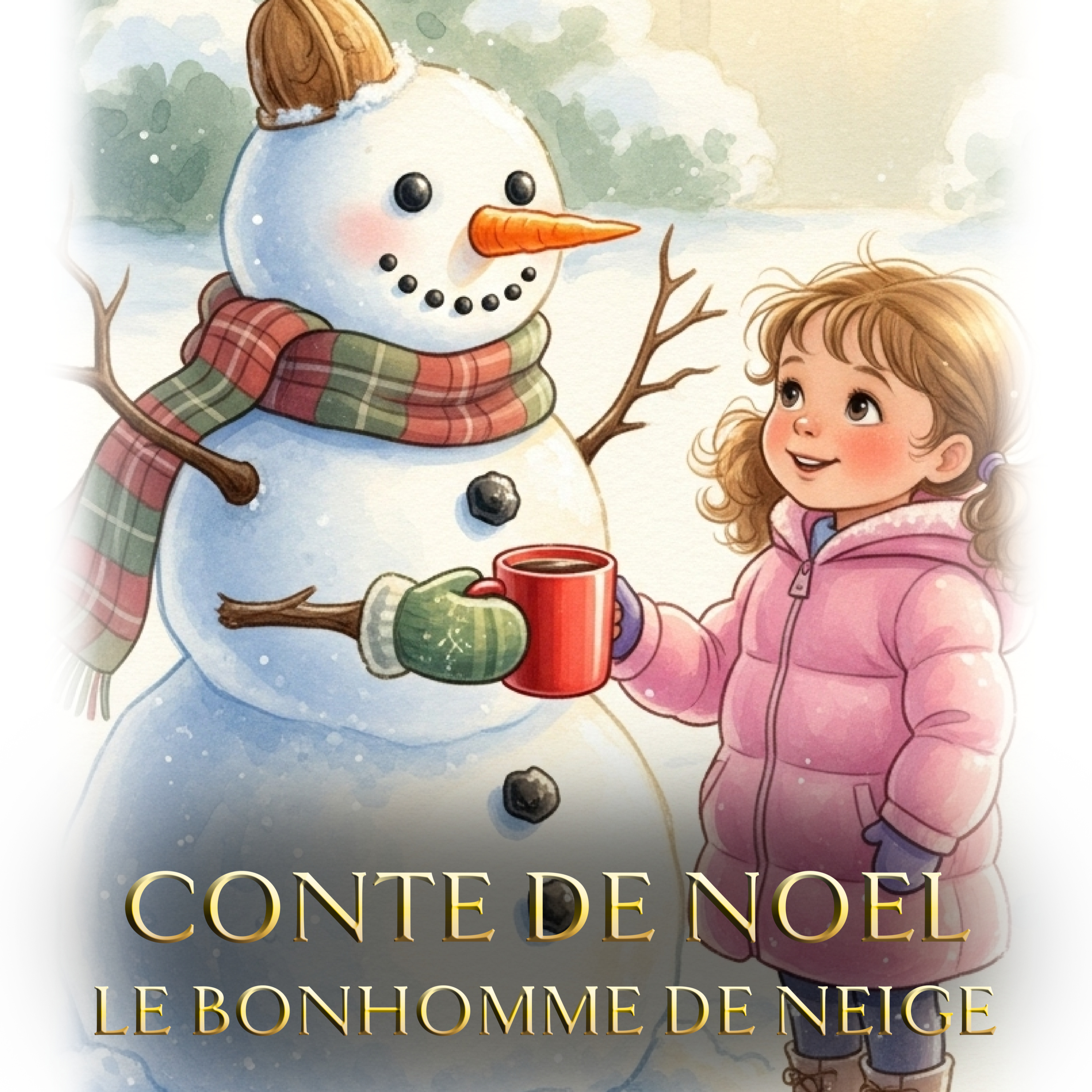 Le bonhomme de neige qui rêvait d'un chocolat chaud - Conte pour le soir (Conte de Noël#13)