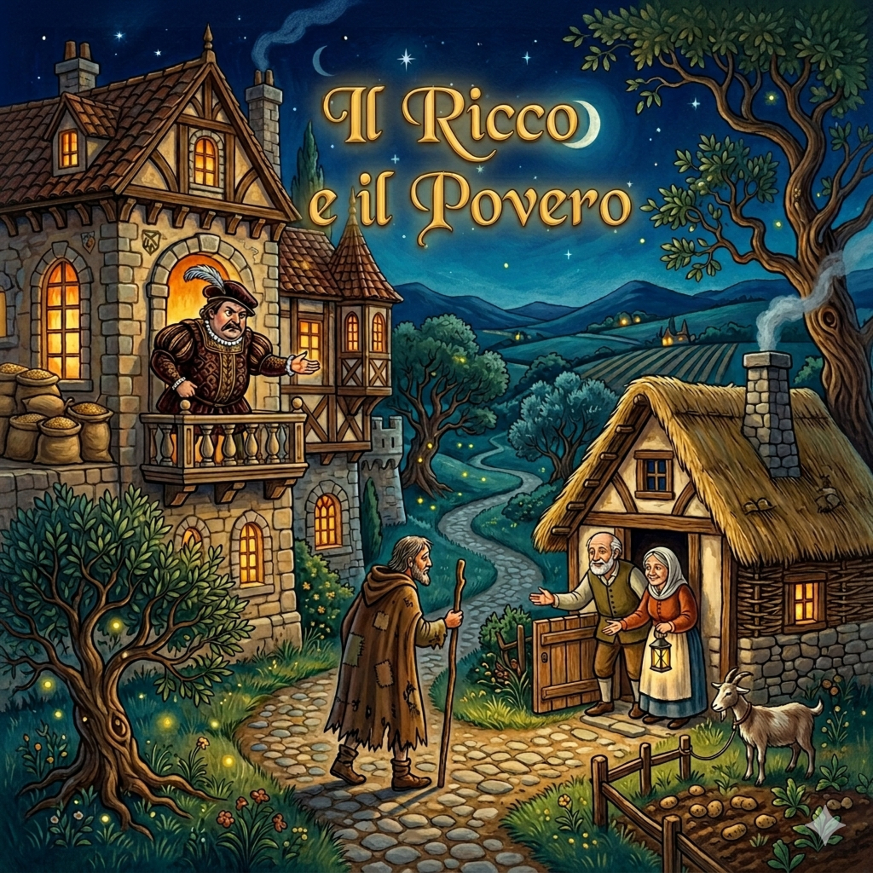 Il Ricco e il Povero | Fiaba dei Fratelli Grimm | Audiolibro Completo