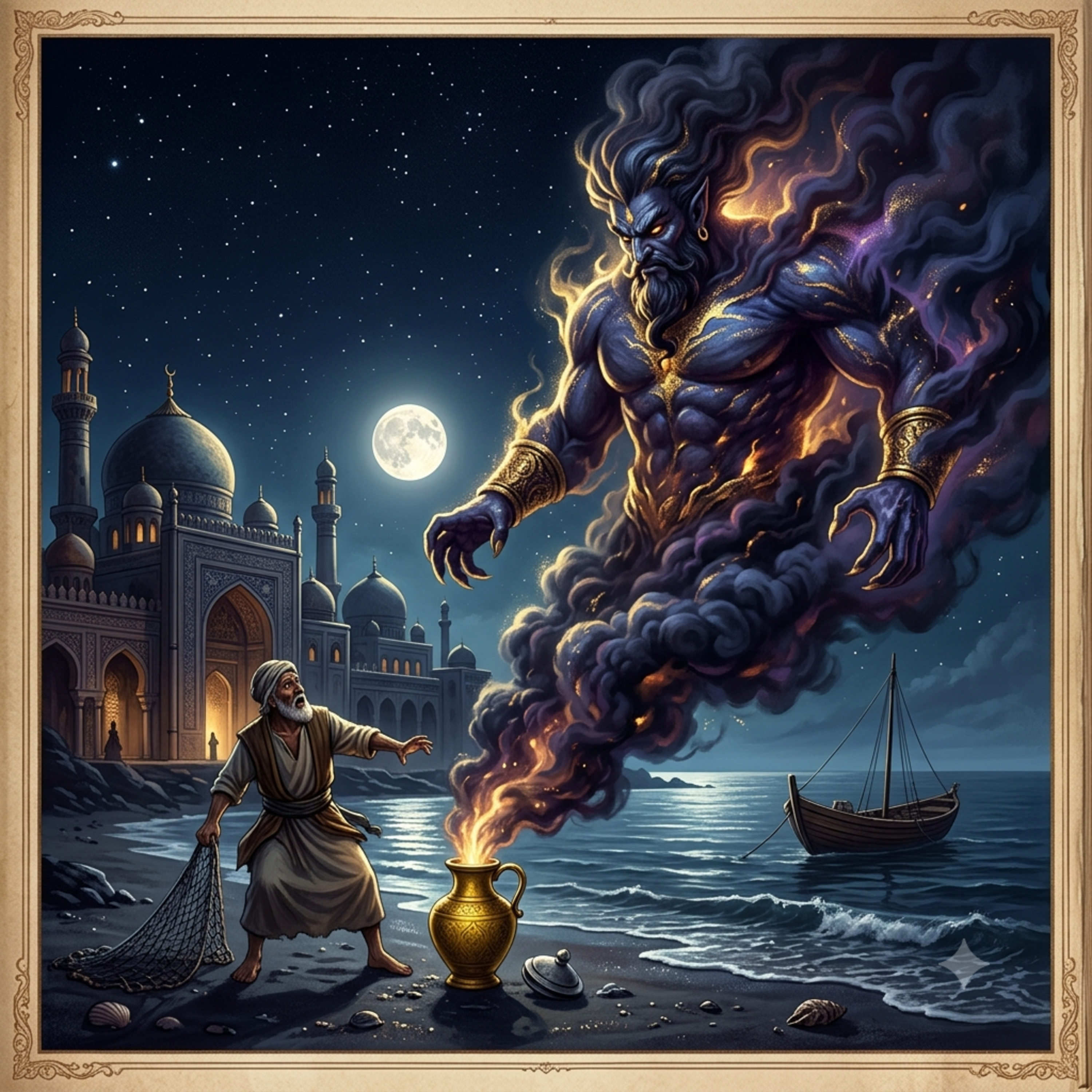 Le Mille e Una Notte | Storia d'un Pescatore - Storia del Giovine Re delle Isole Nere | Audiolibro Integrale episode artwork