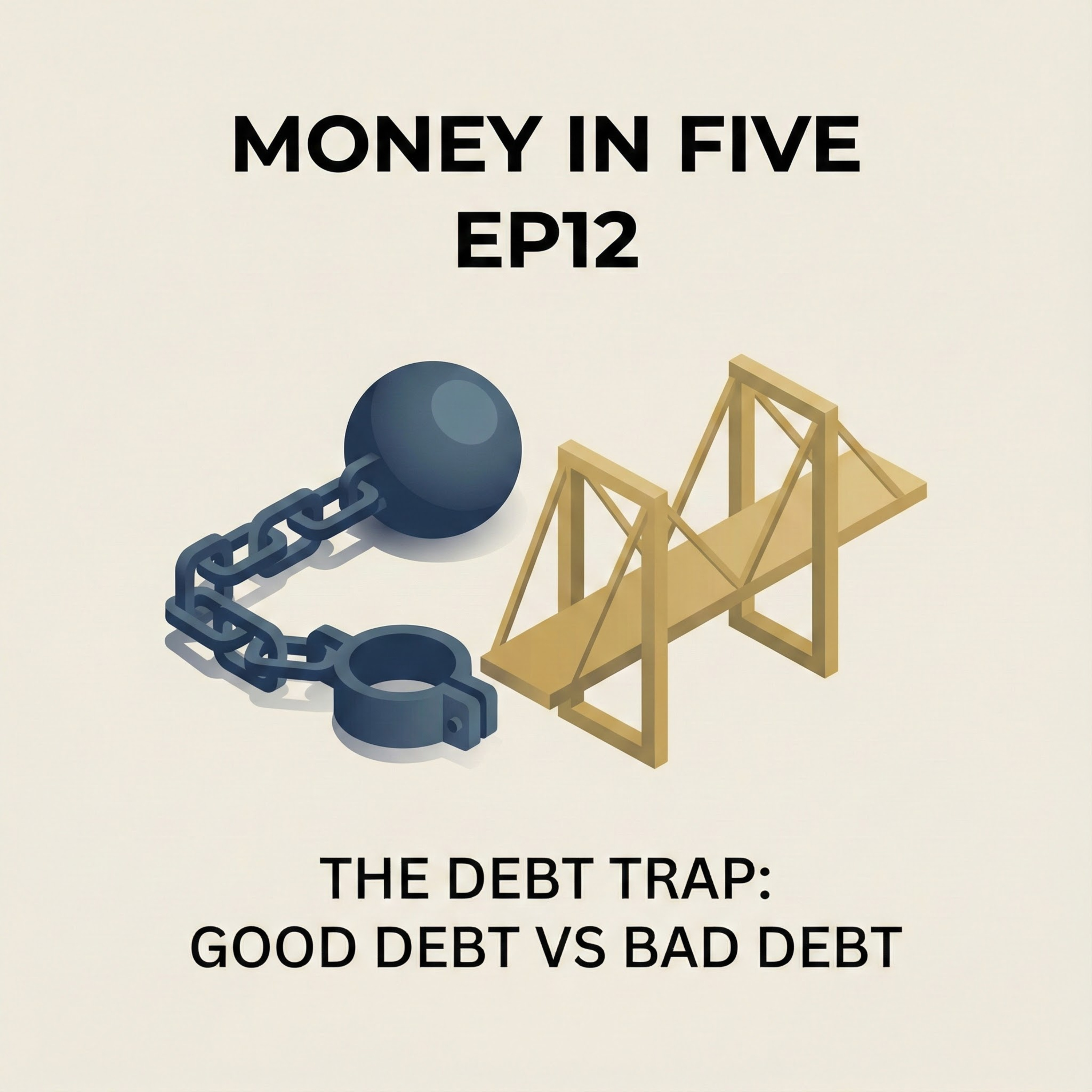 EP12 — The Debt Trap: Good Debt vs Bad Debt episode artwork