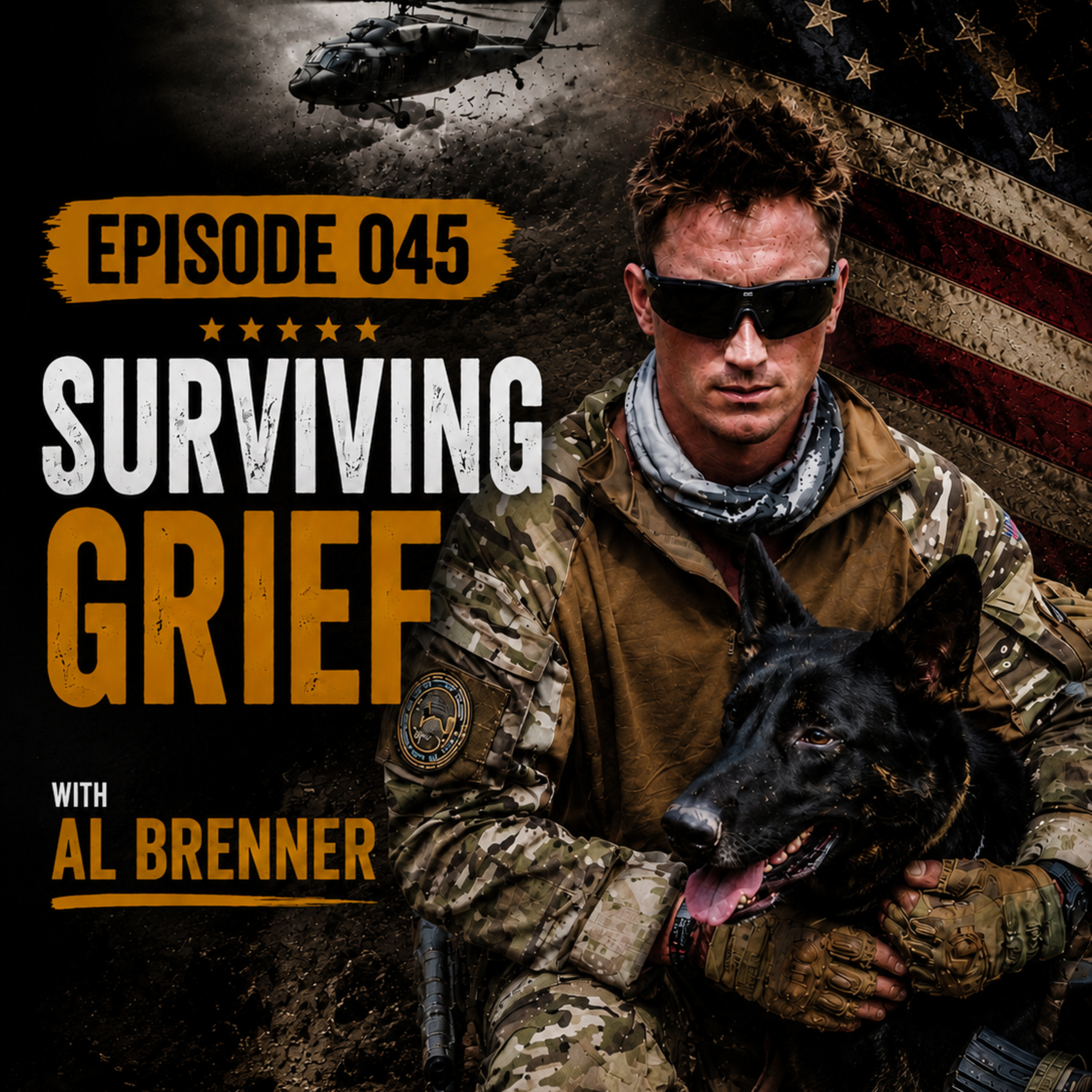 EP 045 Al Brenner: “Surviving Grief” episode artwork
