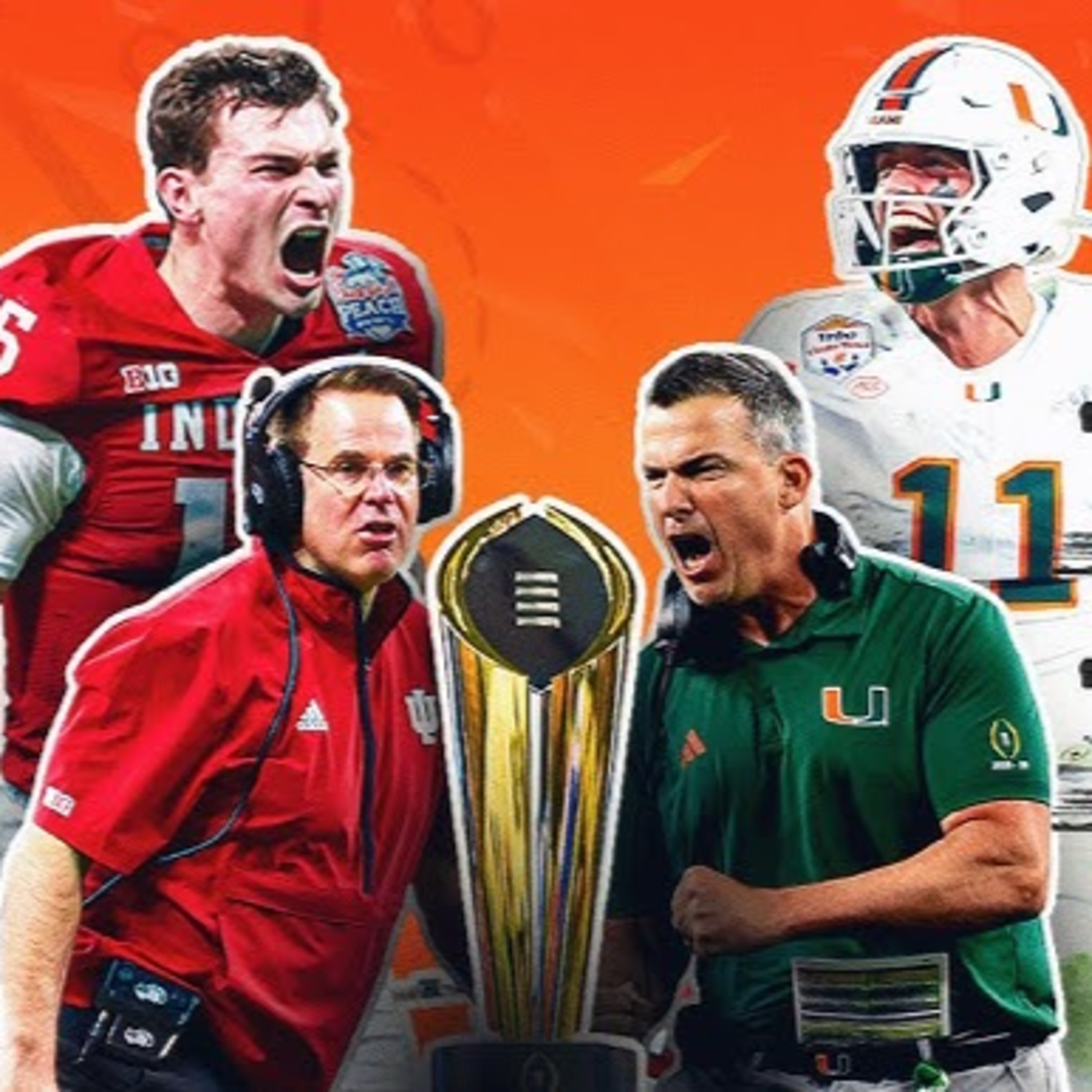 IT ALL COMES DOWN TO THIS - CFP National Championship Tonight: IU vs The U episode artwork