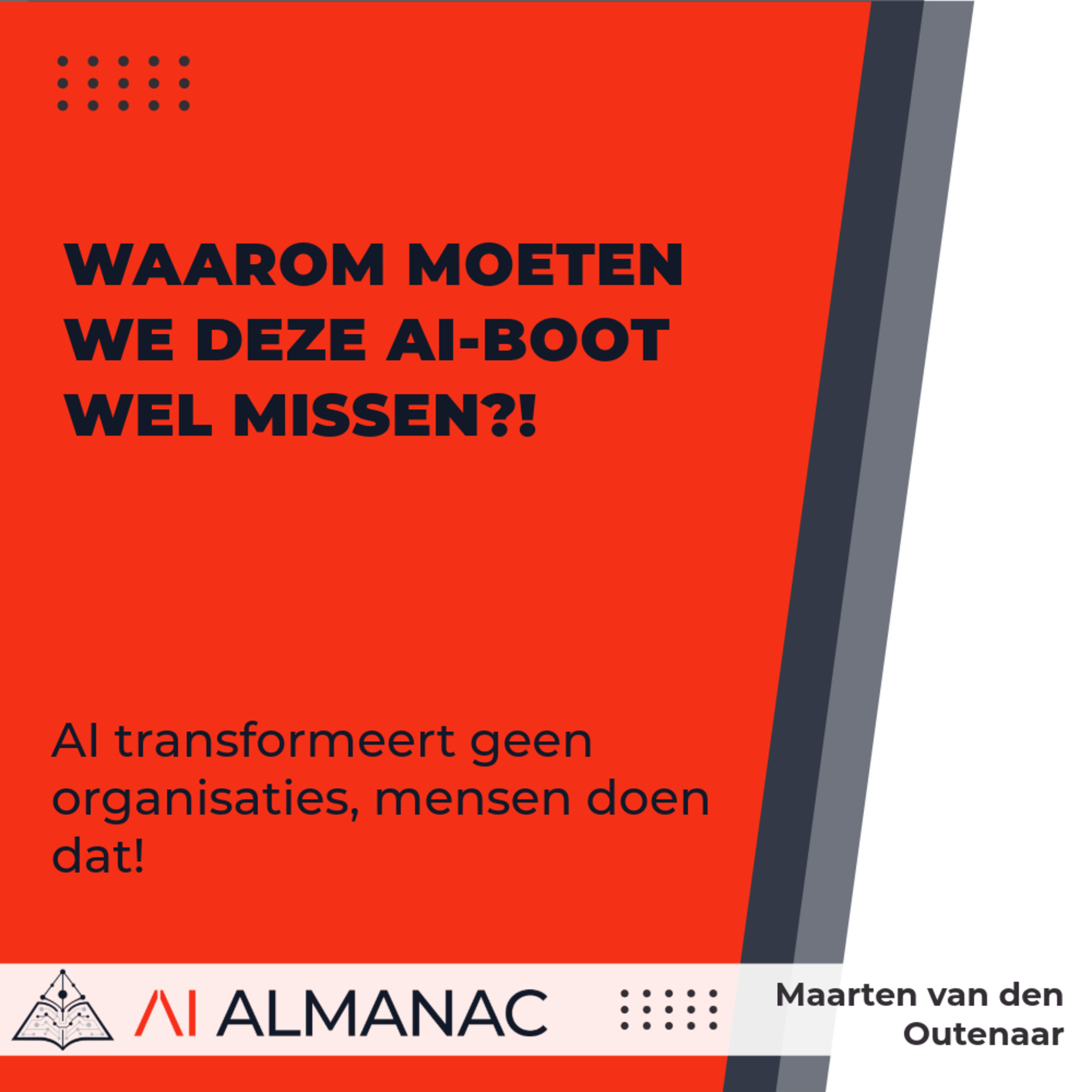 Waarom moeten we deze AI-boot missen met Maarten van den Outenaar episode artwork