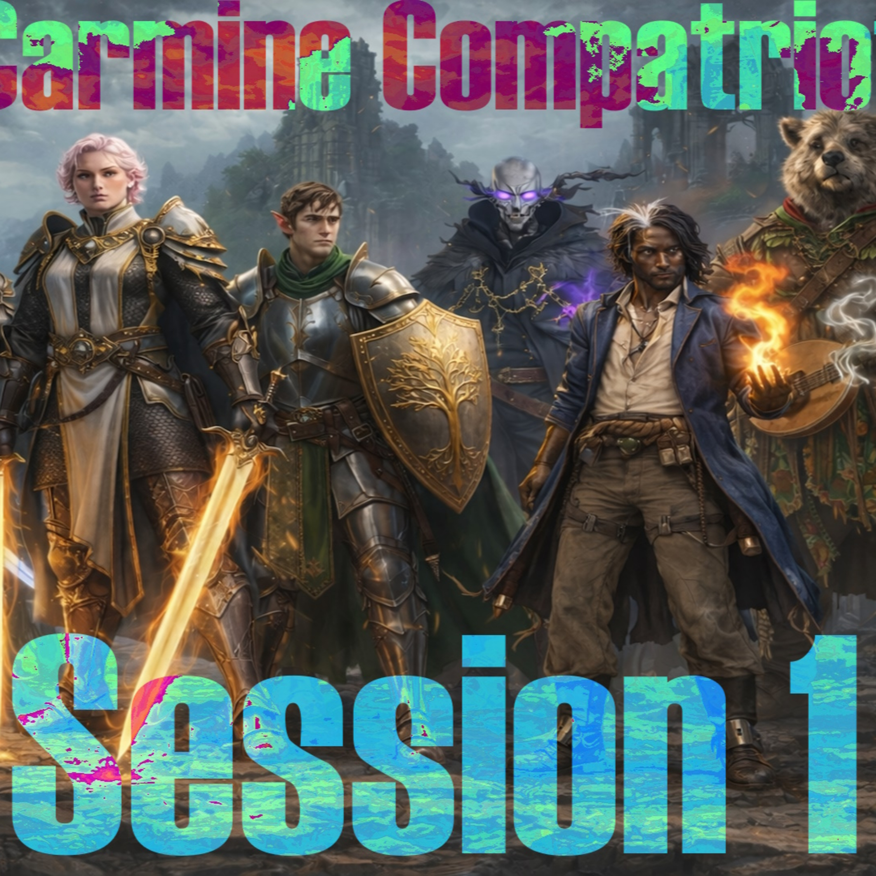 SESSION 1 | Green Gallivant's Gruesome Game - Lost Chronicles of Fate: Carmine Compatriots #dnd episode artwork