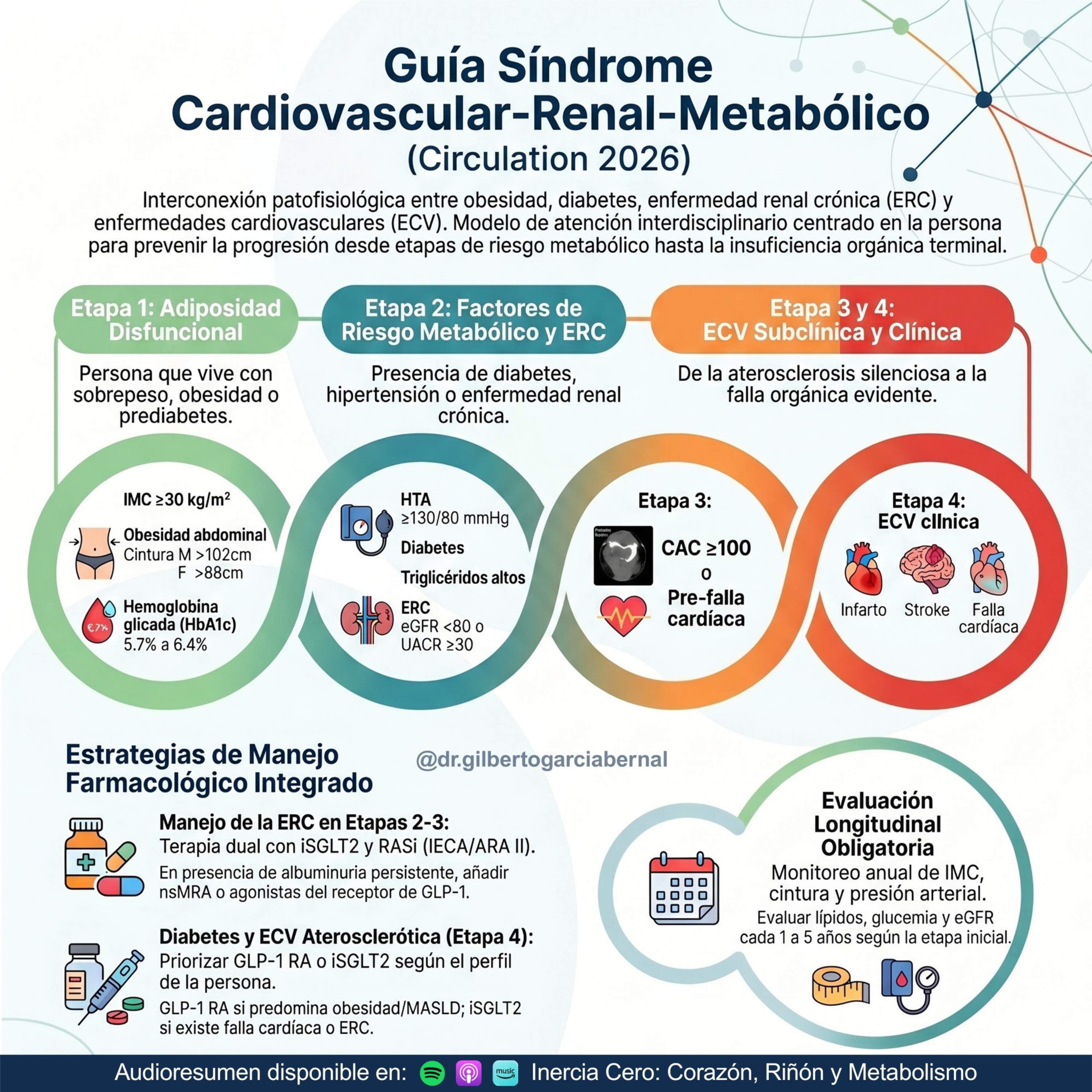 Guía Síndrome Cardiovascular-Renal-Metabólico (Circulation 2026)